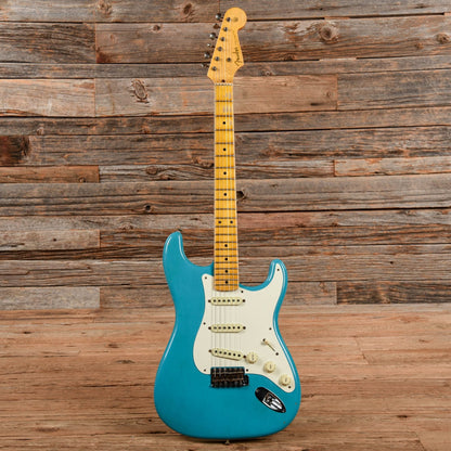 Fender Custom Shop WW10 '55 Stratocaster Journeyman Relic Faded Taos Turquoise 2015 Electric Guitars / Solid Body