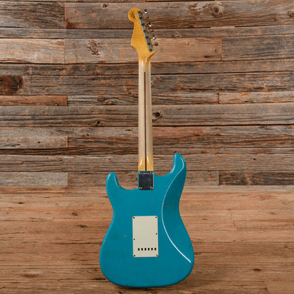 Fender Custom Shop WW10 '55 Stratocaster Journeyman Relic Faded Taos Turquoise 2015 Electric Guitars / Solid Body