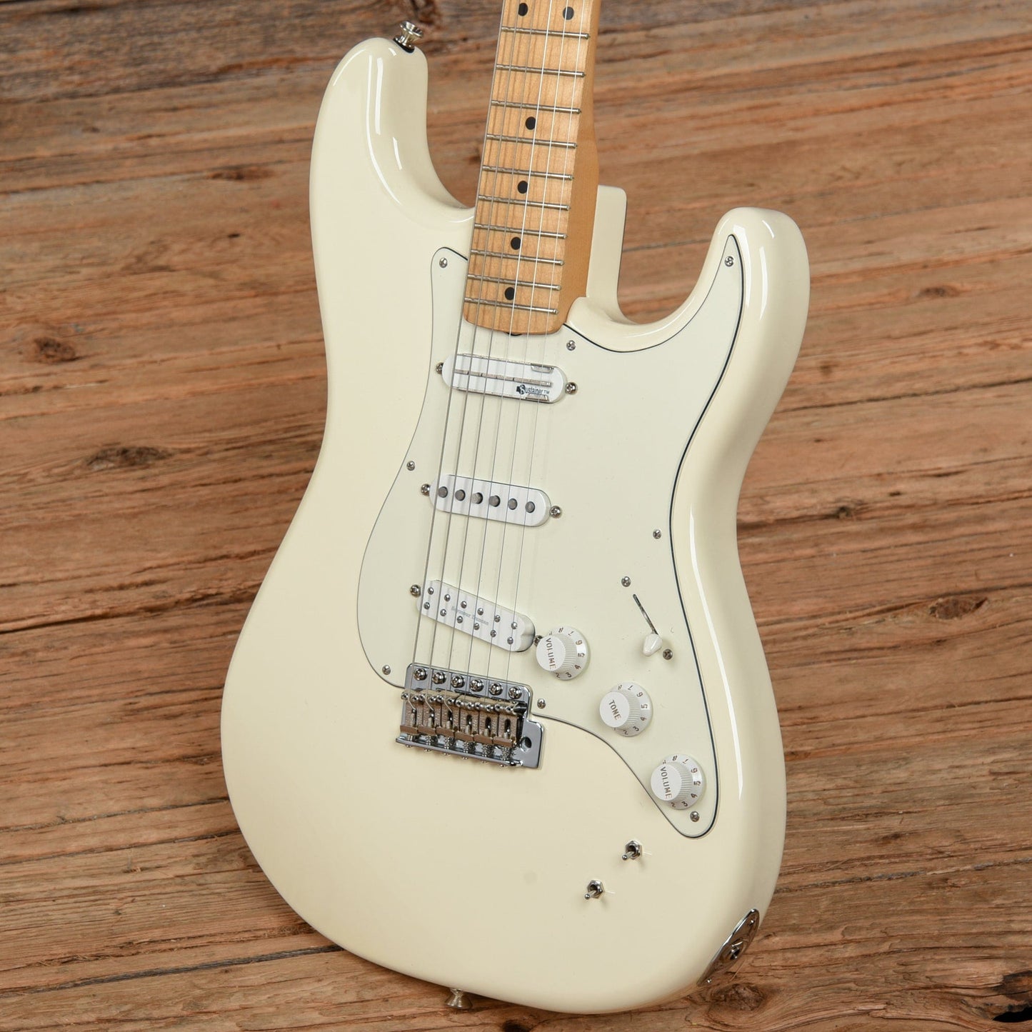 Fender EOB Ed O'Brien Signature Sustainer Stratocaster Olympic White 2017 Electric Guitars / Solid Body