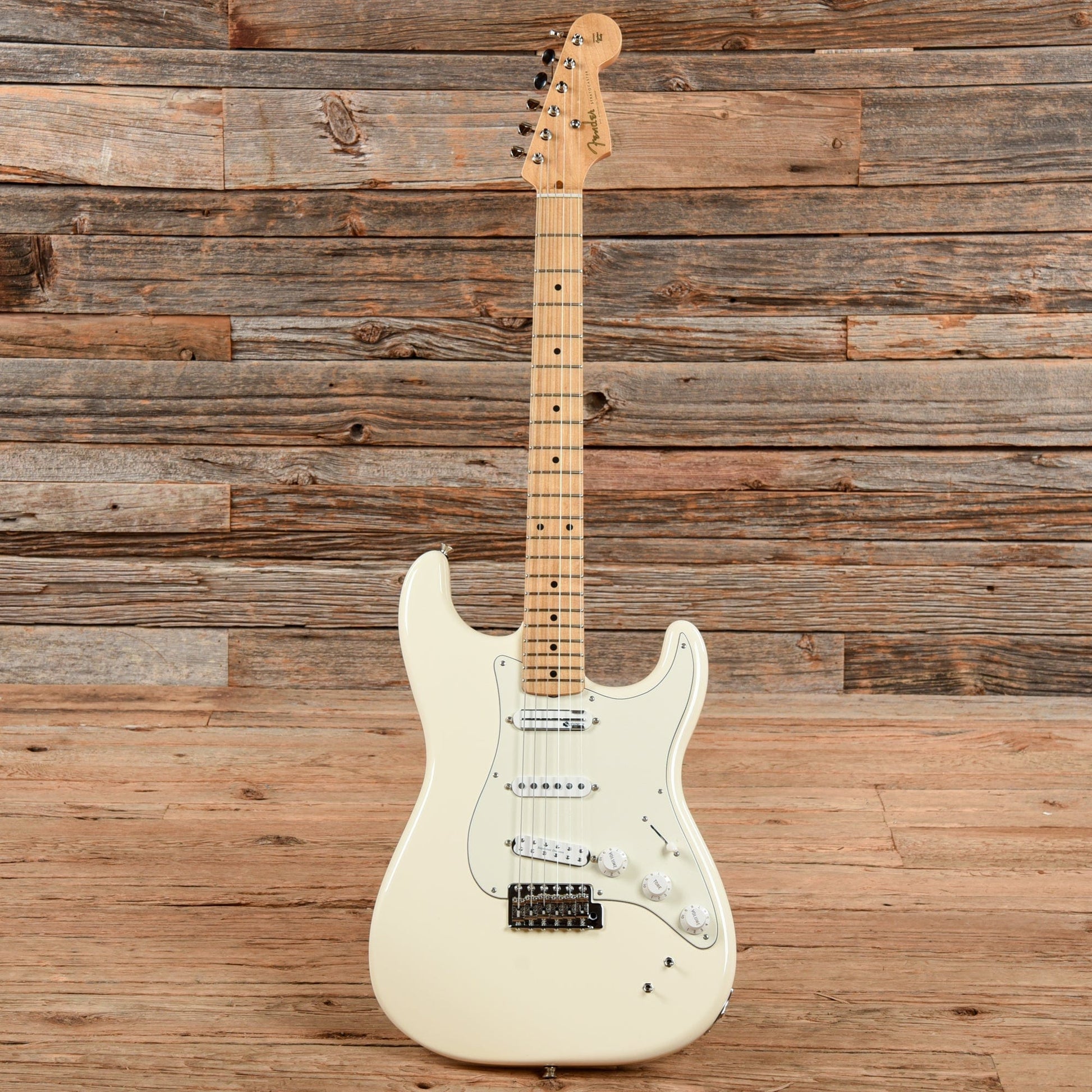 Fender EOB Ed O'Brien Signature Sustainer Stratocaster Olympic White 2017 Electric Guitars / Solid Body