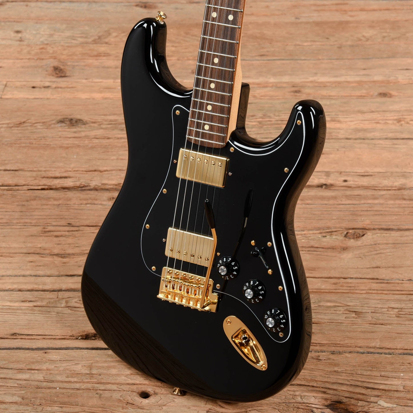 Fender FSR Mahogany Blacktop Stratocaster Black 2019 Electric Guitars / Solid Body