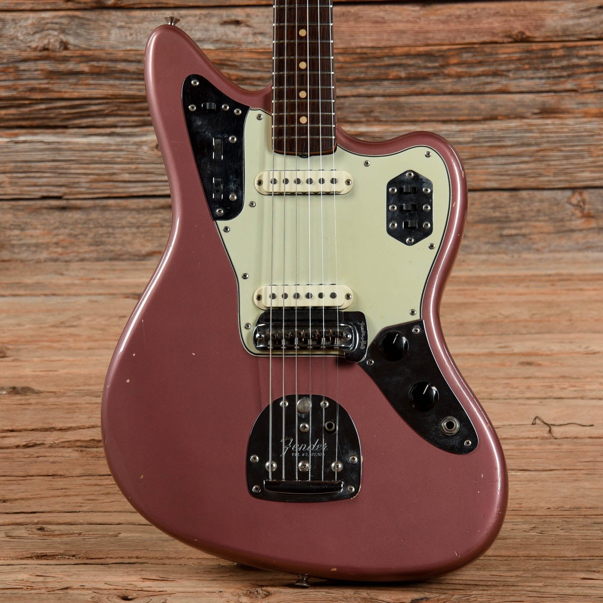 Fender Jaguar Burgundy Mist 1964 Electric Guitars / Solid Body