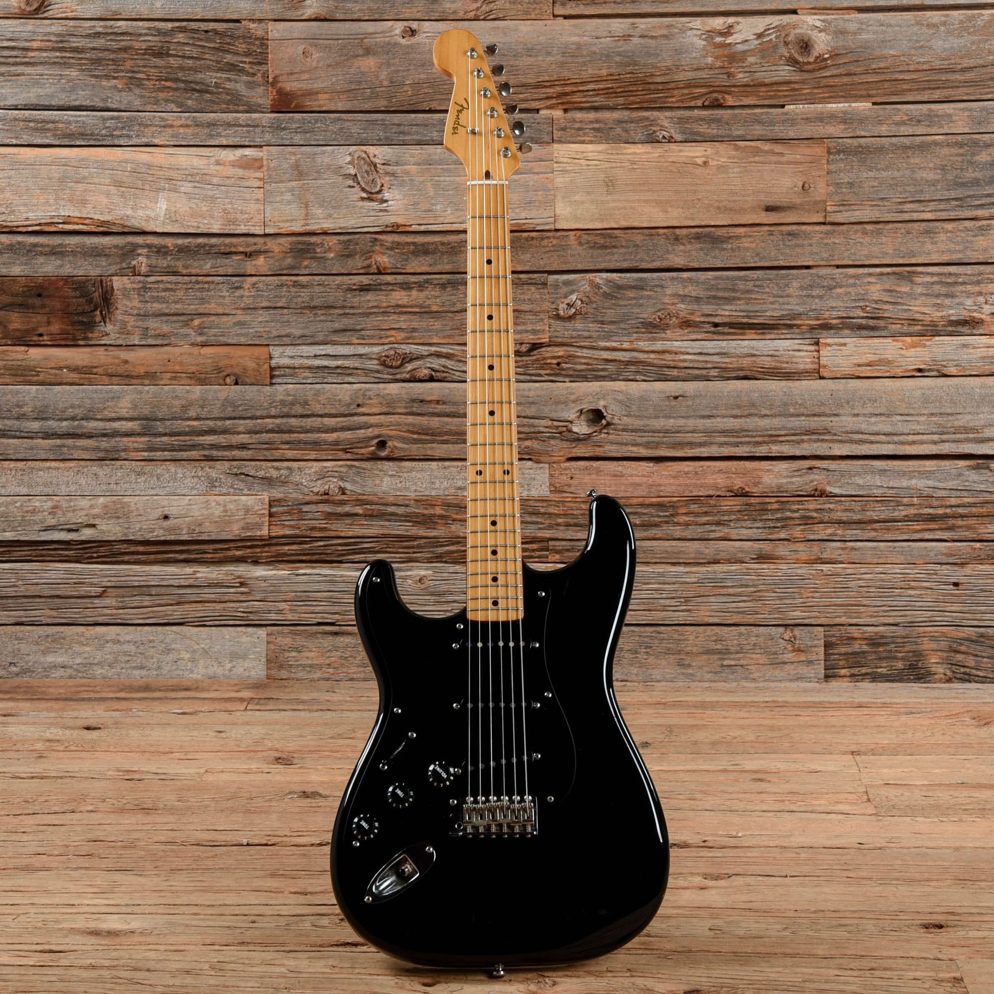 Fender Japan ST-57 Stratocaster Black 1994 LEFTY Electric Guitars / Solid Body