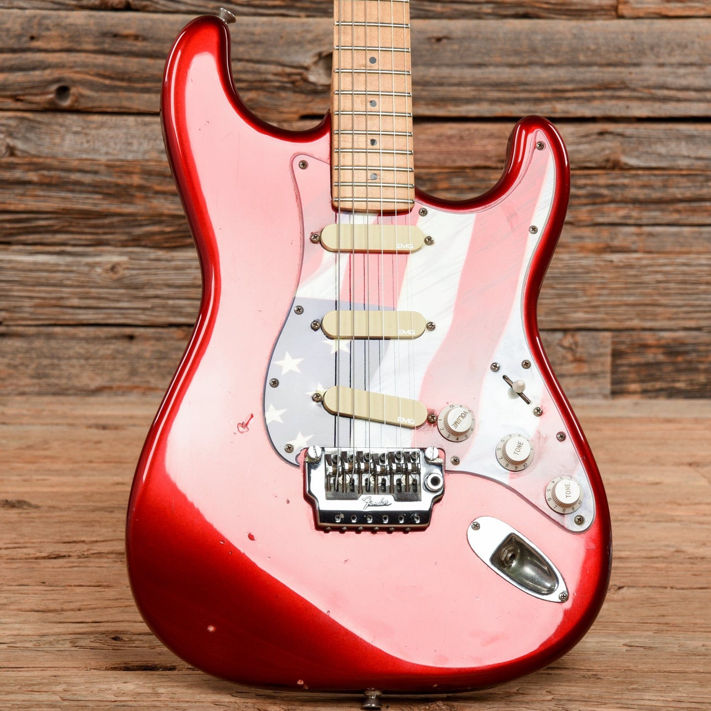 Fender Japan Stratocaster w/S1 Tremolo Red 1980s Electric Guitars / Solid Body