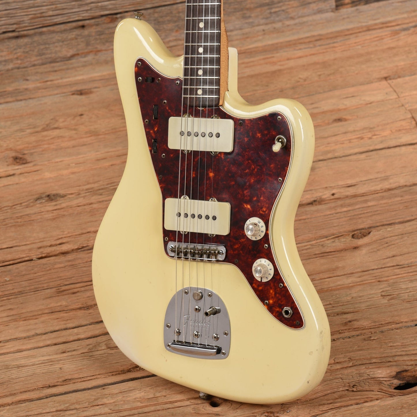 Fender Jazzmaster Olympic White 1965 Electric Guitars / Solid Body