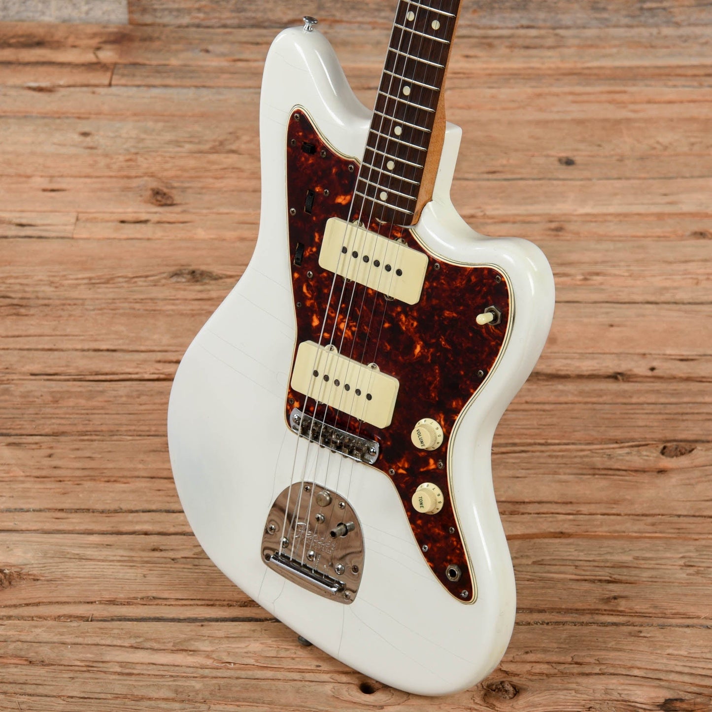 Fender Jazzmaster White 1965 Electric Guitars / Solid Body