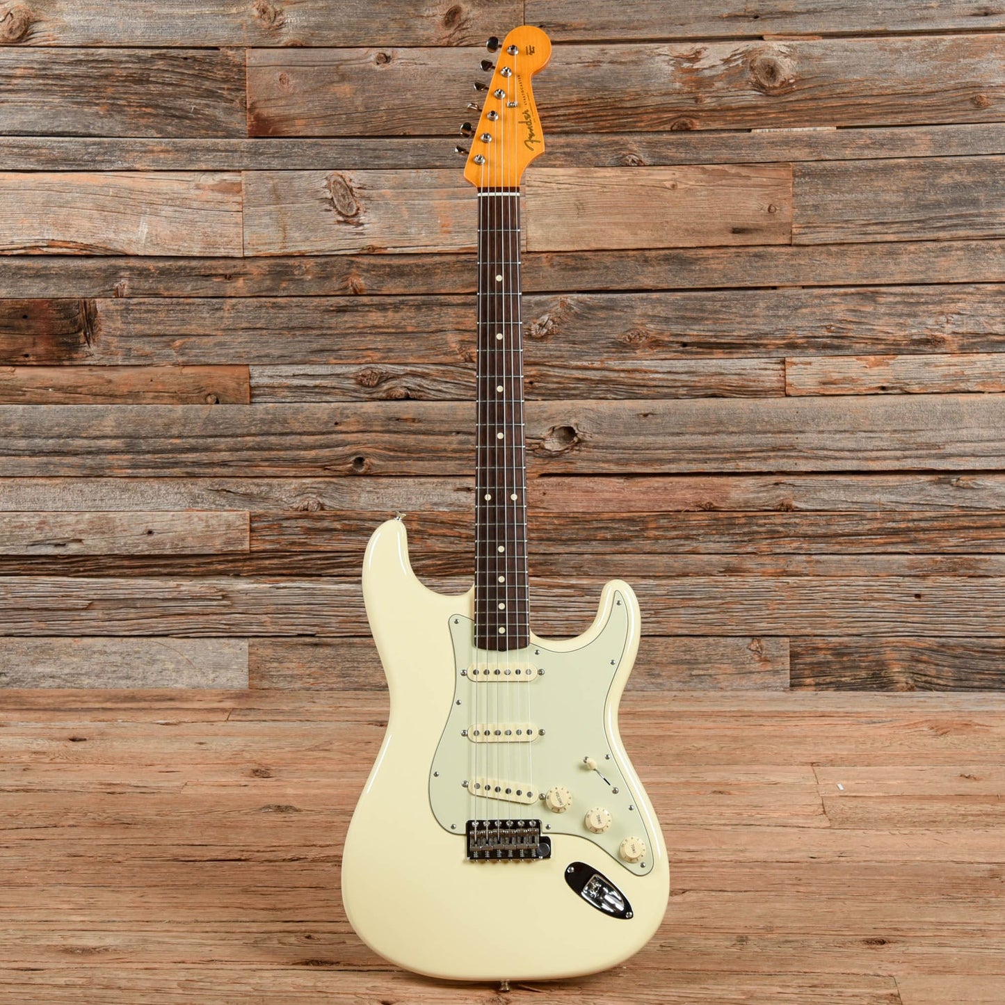 Fender John Mayer Stratocaster Olympic White 2014 Electric Guitars / Solid Body