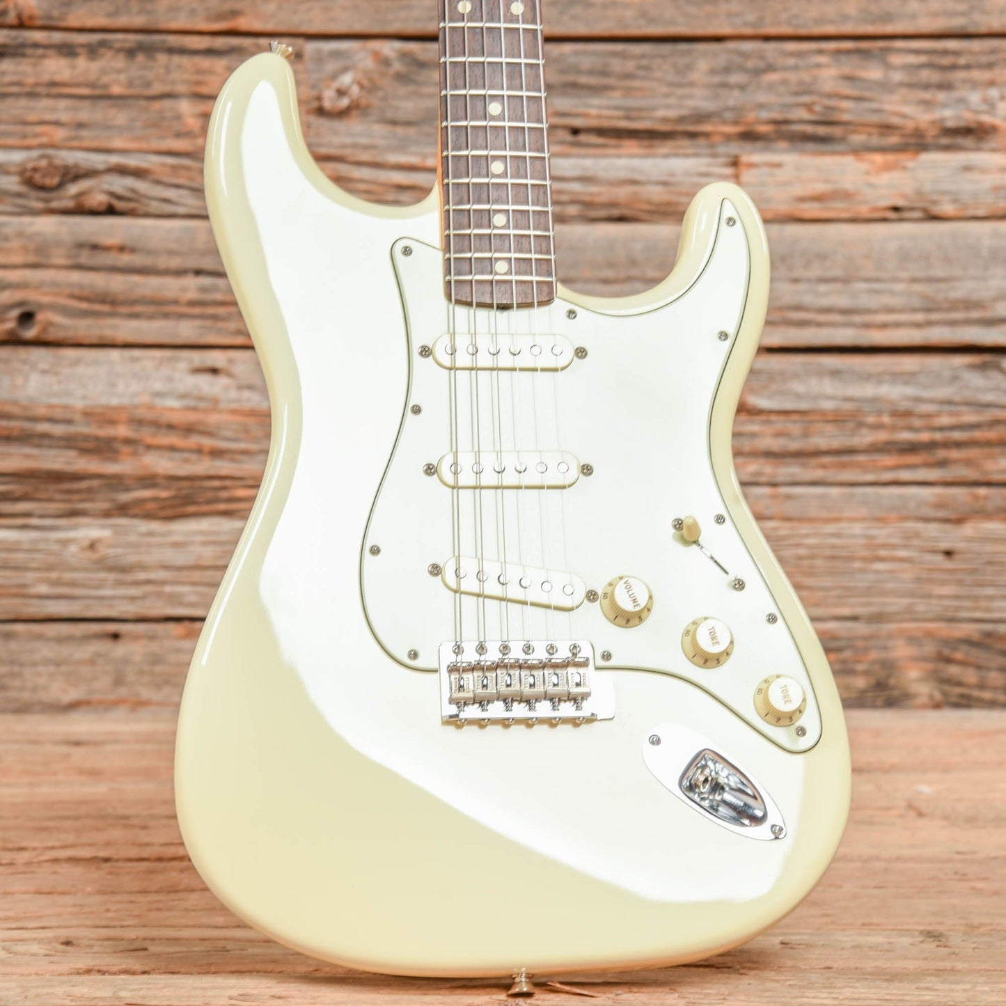 Fender John Mayer Stratocaster Olympic White 2014 Electric Guitars / Solid Body