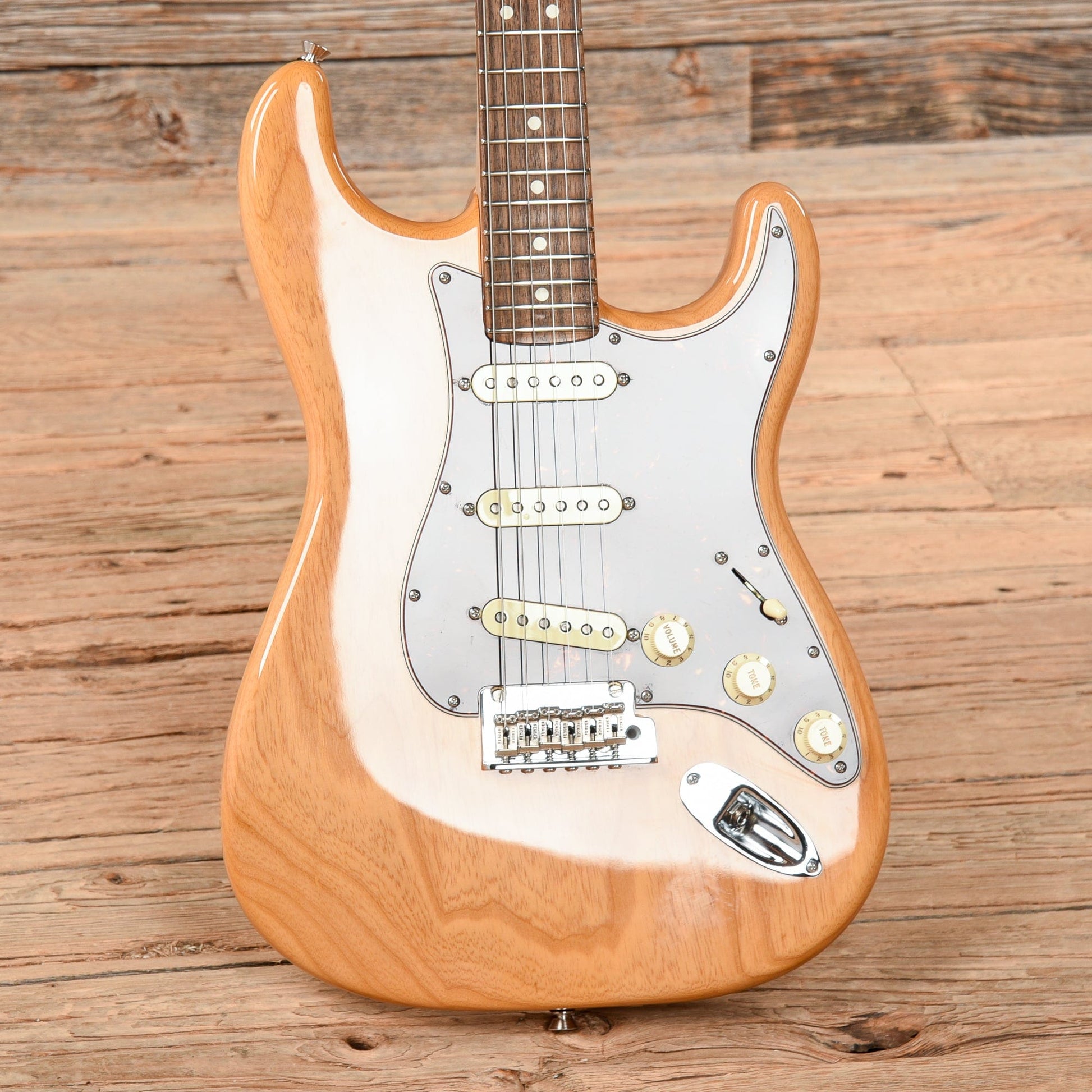 Fender Light Ash American Professional Stratocaster Aged Natural 2019 Electric Guitars / Solid Body