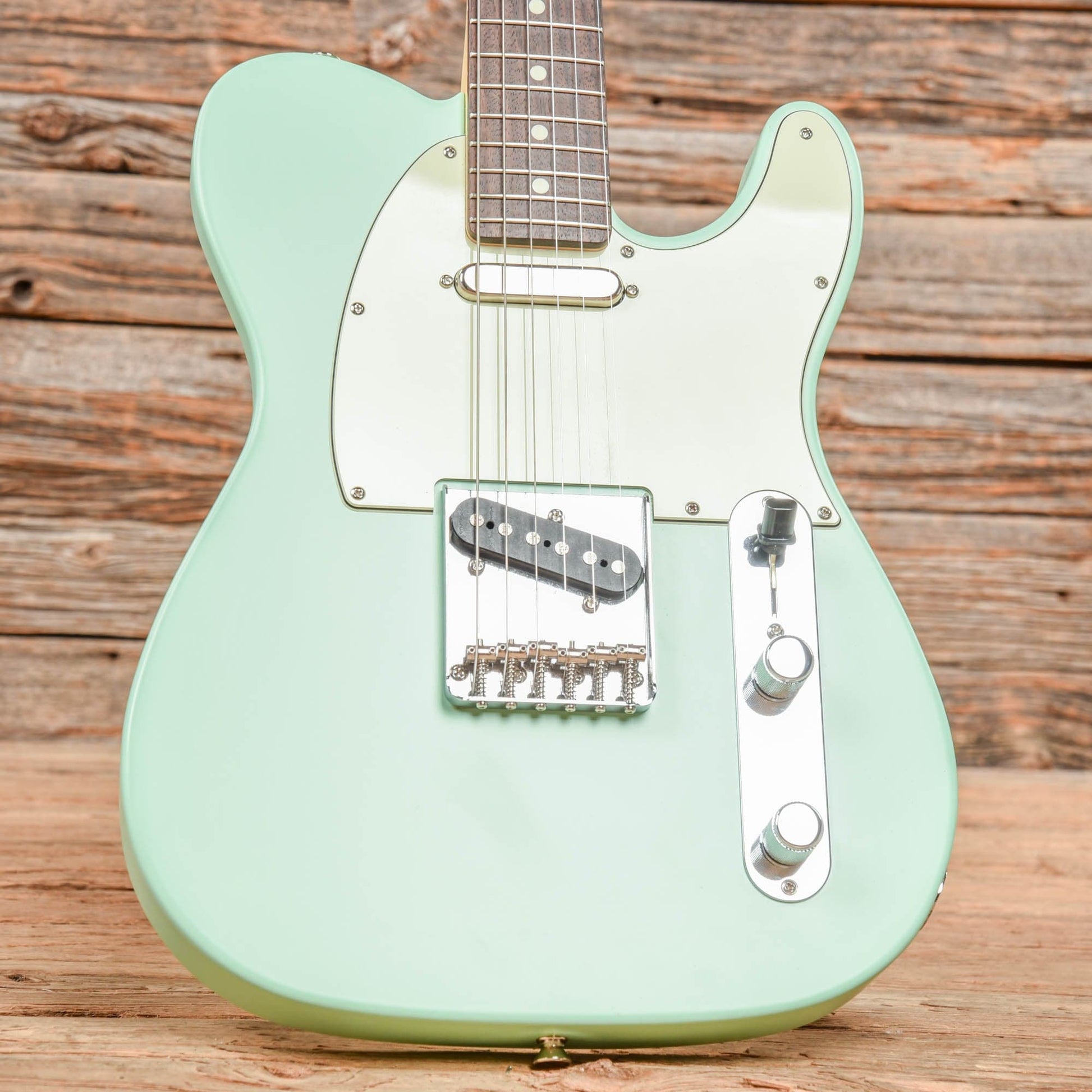 Fender MIJ Junior Collection Telecaster Satin Surf Green 2022 Electric Guitars / Solid Body