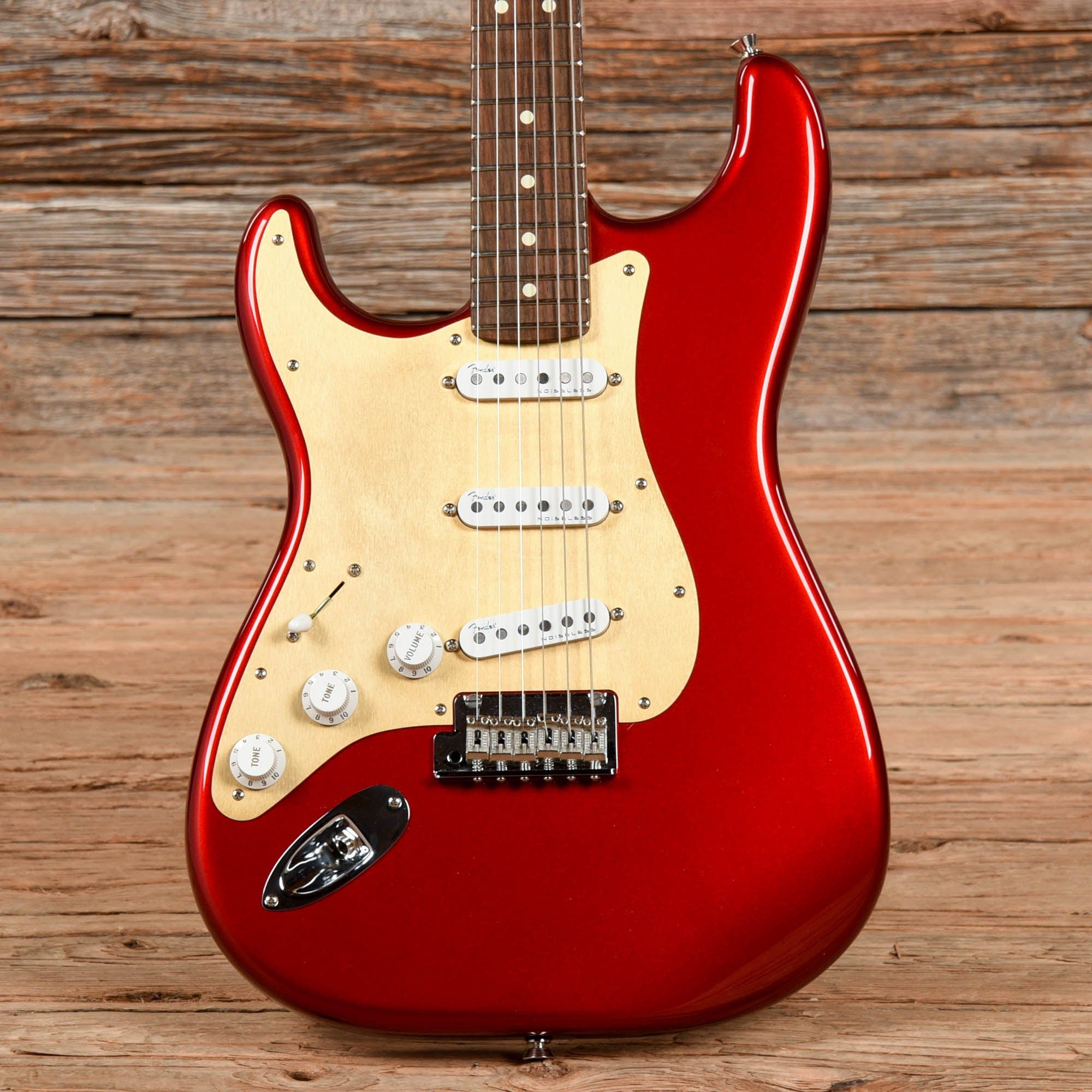 Fender Mod Shop Stratocaster Candy Apple Red 2016 LEFTY – Chicago Music  Exchange