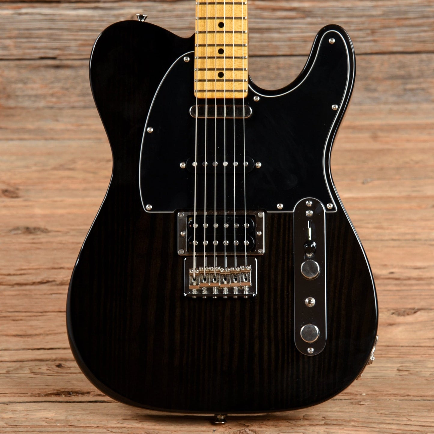 Fender Modern Player Telecaster Plus Charcoal Transparent 2016 Electric Guitars / Solid Body