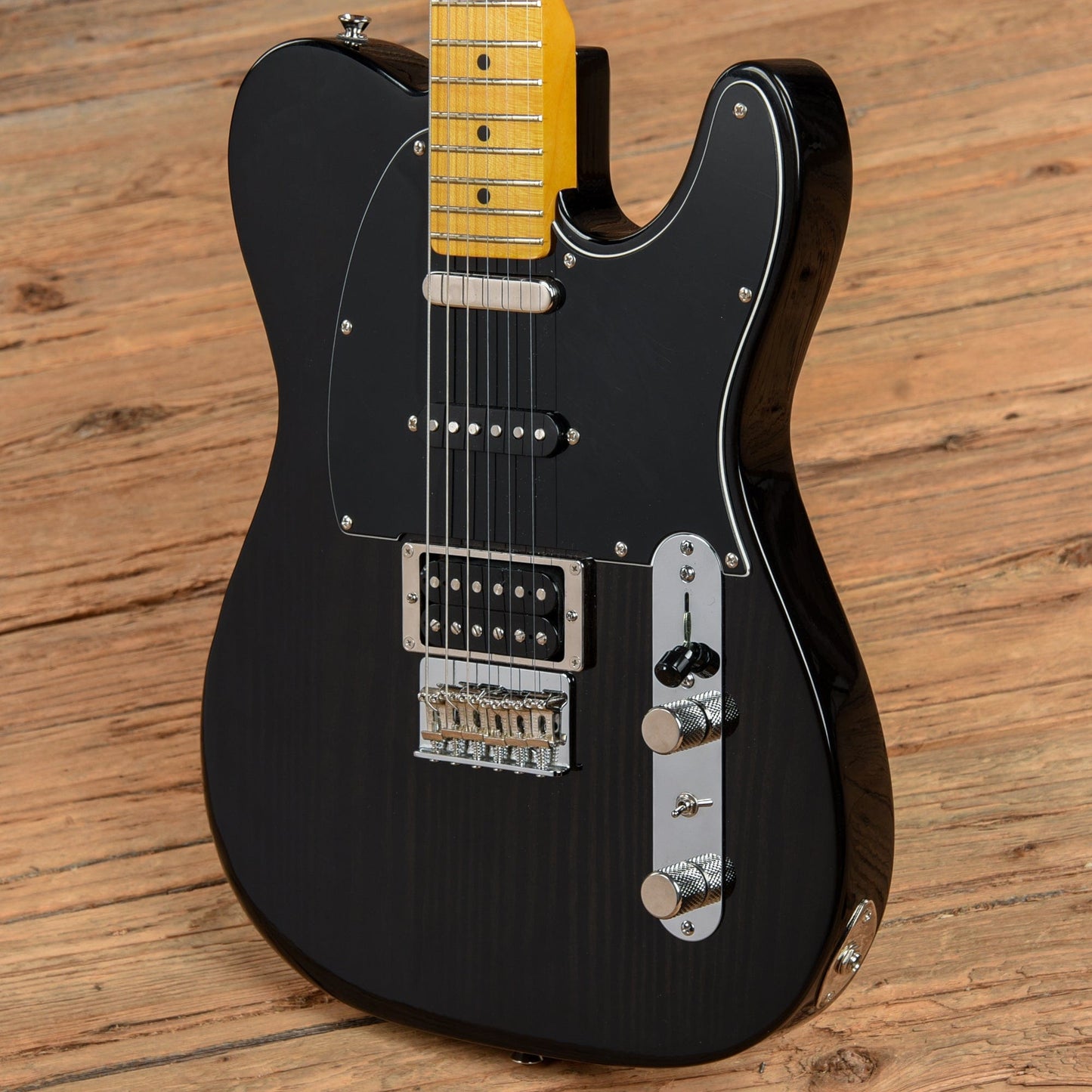 Fender Modern Player Telecaster Plus Charcoal Transparent 2016 Electric Guitars / Solid Body