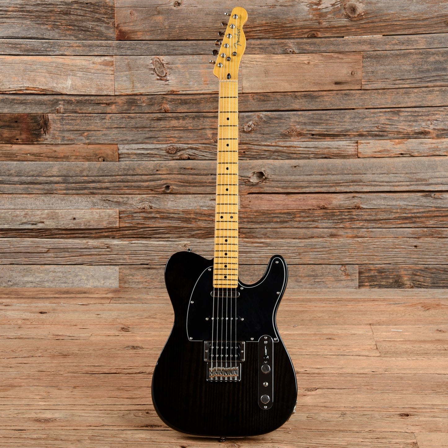 Fender Modern Player Telecaster Plus Charcoal Transparent 2016 Electric Guitars / Solid Body