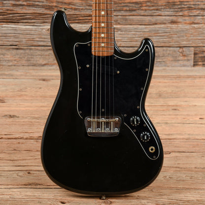 Fender Musicmaster Black 1980 Electric Guitars / Solid Body