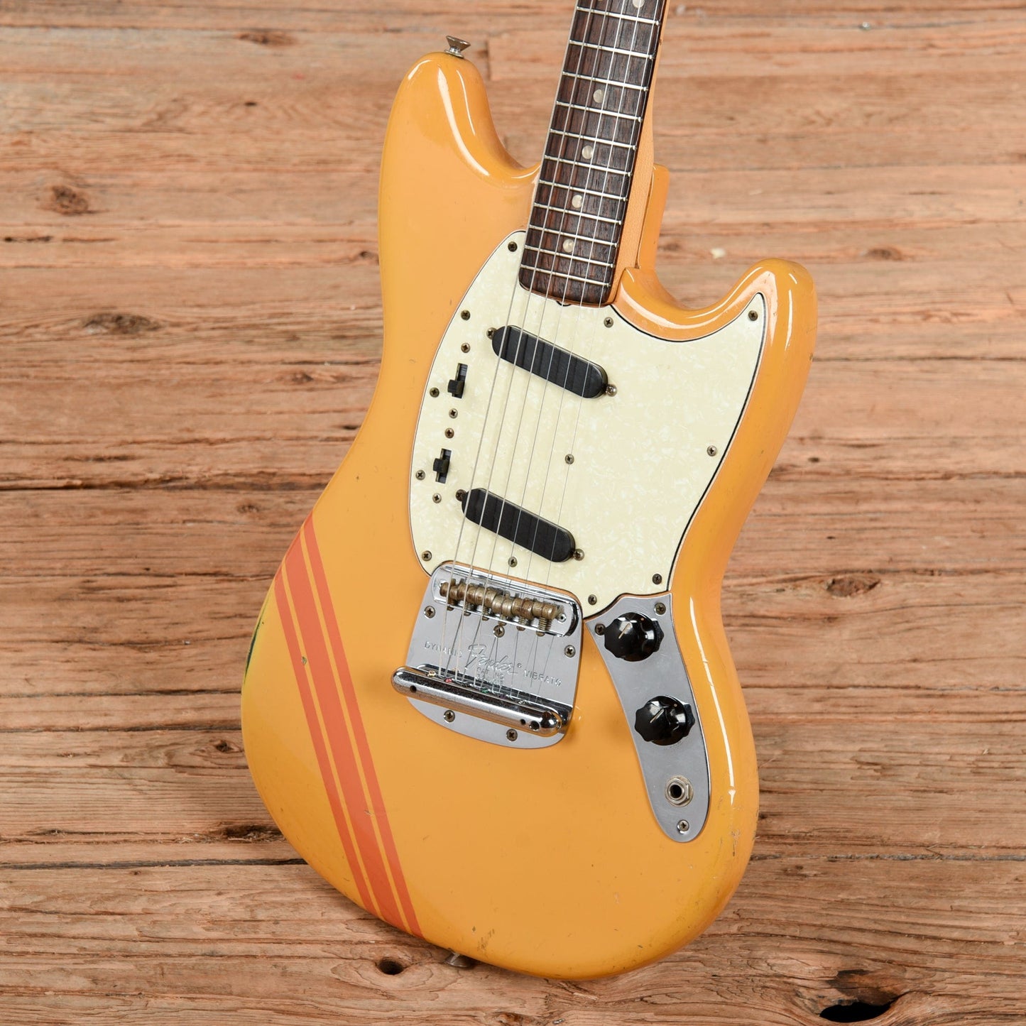 Fender Mustang Competition Orange 1968 Electric Guitars / Solid Body