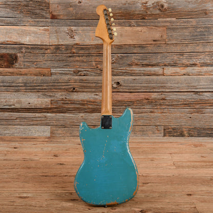 Fender Mustang Daphne Blue 1966 Electric Guitars / Solid Body