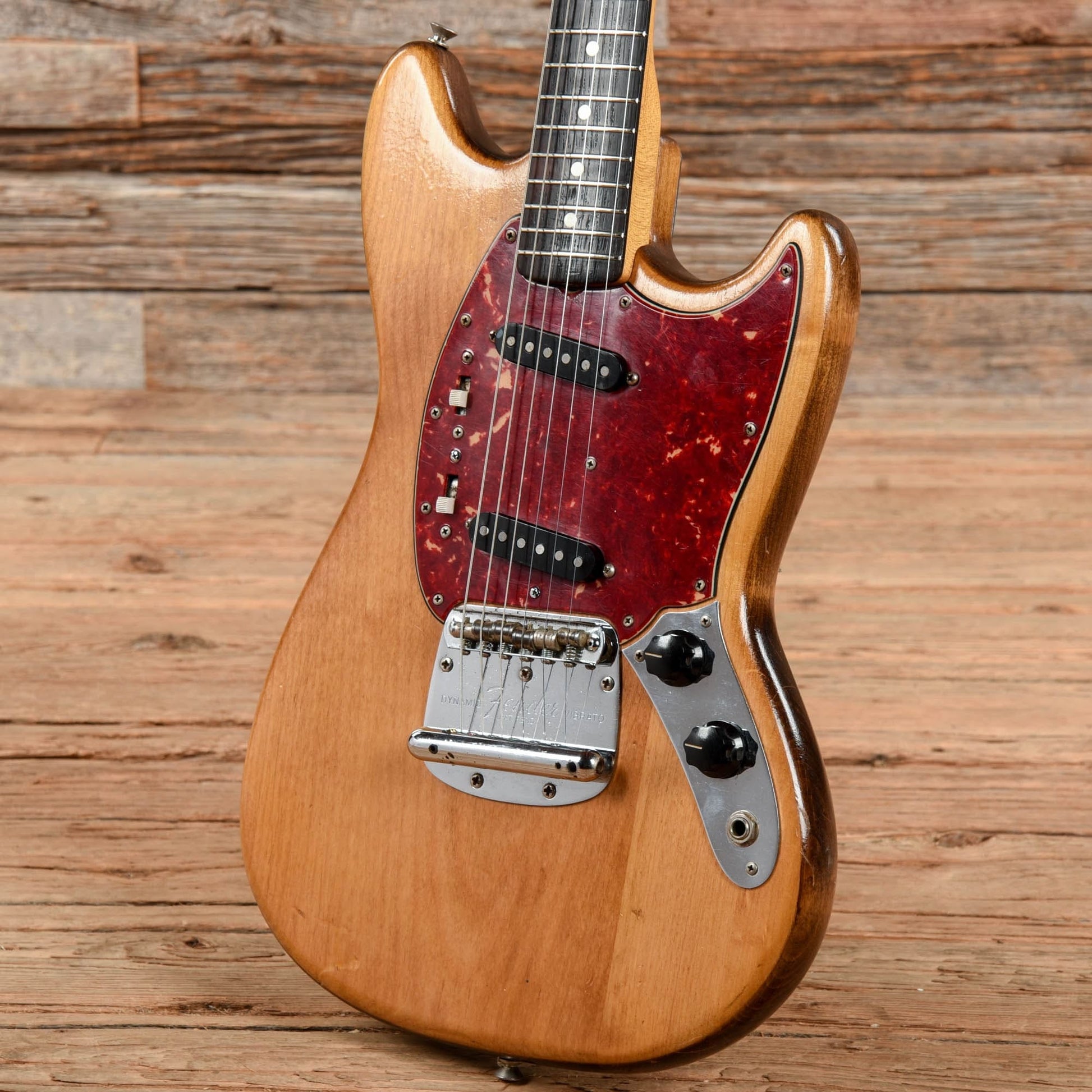 Fender Mustang Natural Refin 1964 Electric Guitars / Solid Body