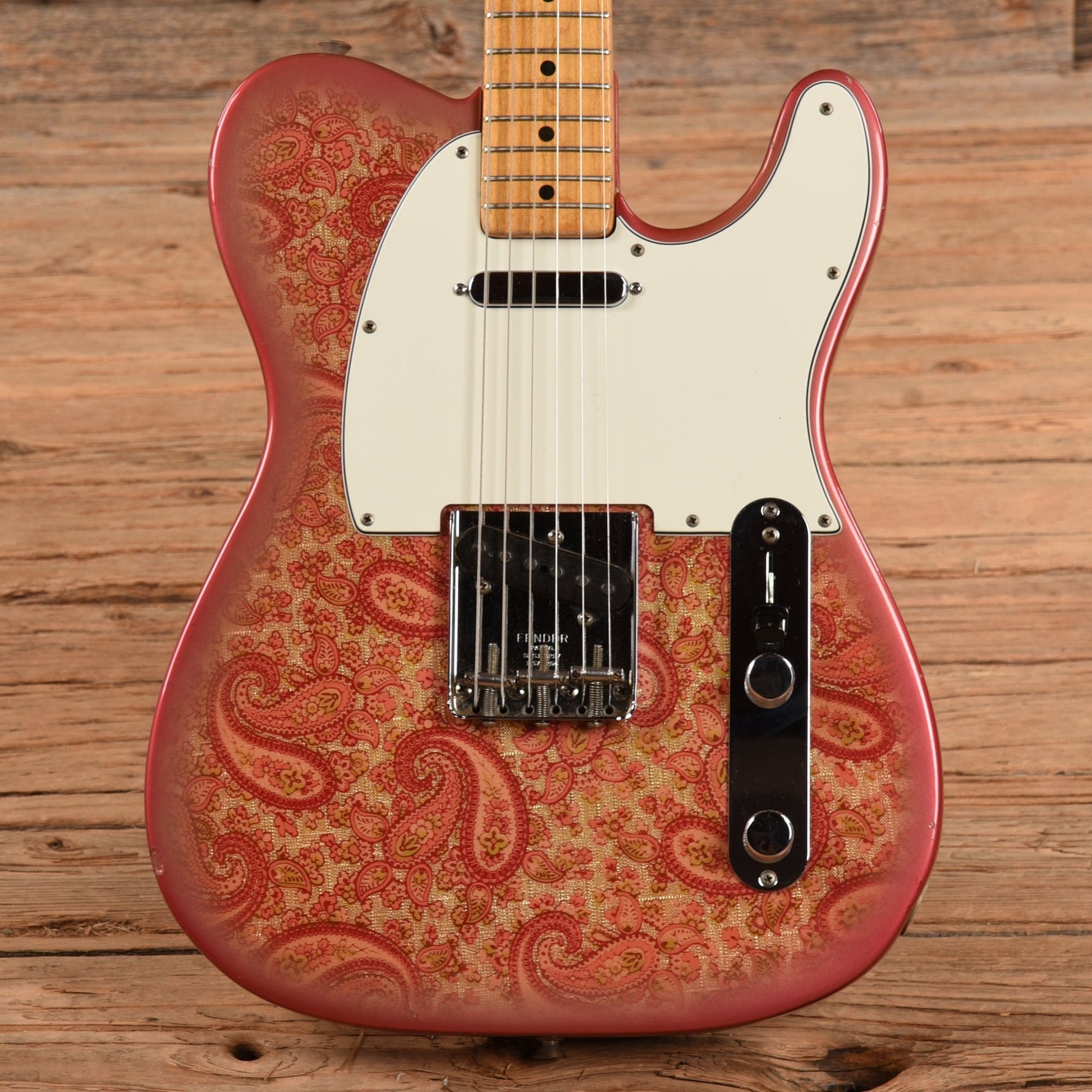 Fender Paisley Telecaster Pink 1968 Electric Guitars / Solid Body