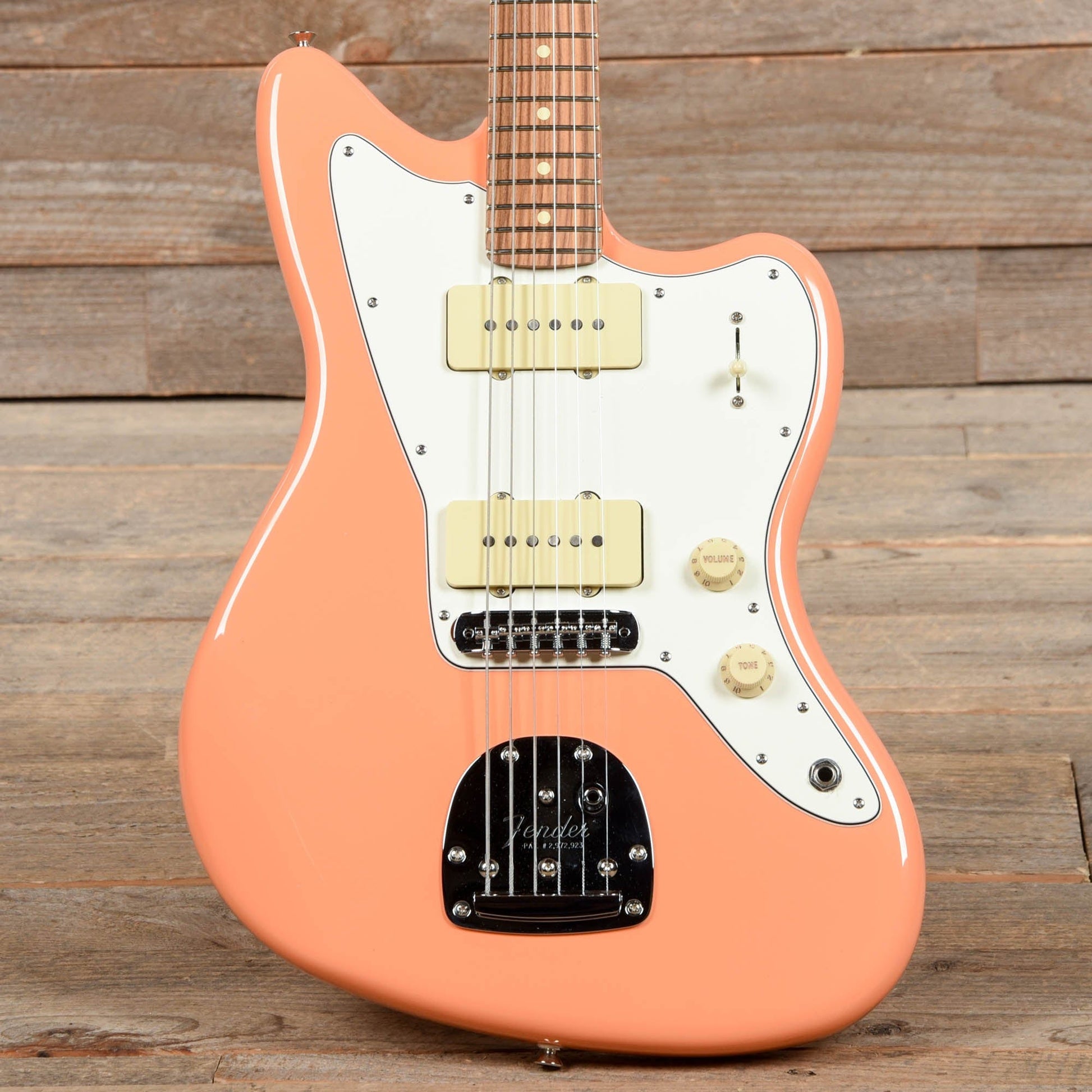 Fender Player Jazzmaster Pacific Peach w/Matching Headcap, Pure Vintage '65 Pickups, & Series/Parallel 4-Way Electric Guitars / Solid Body