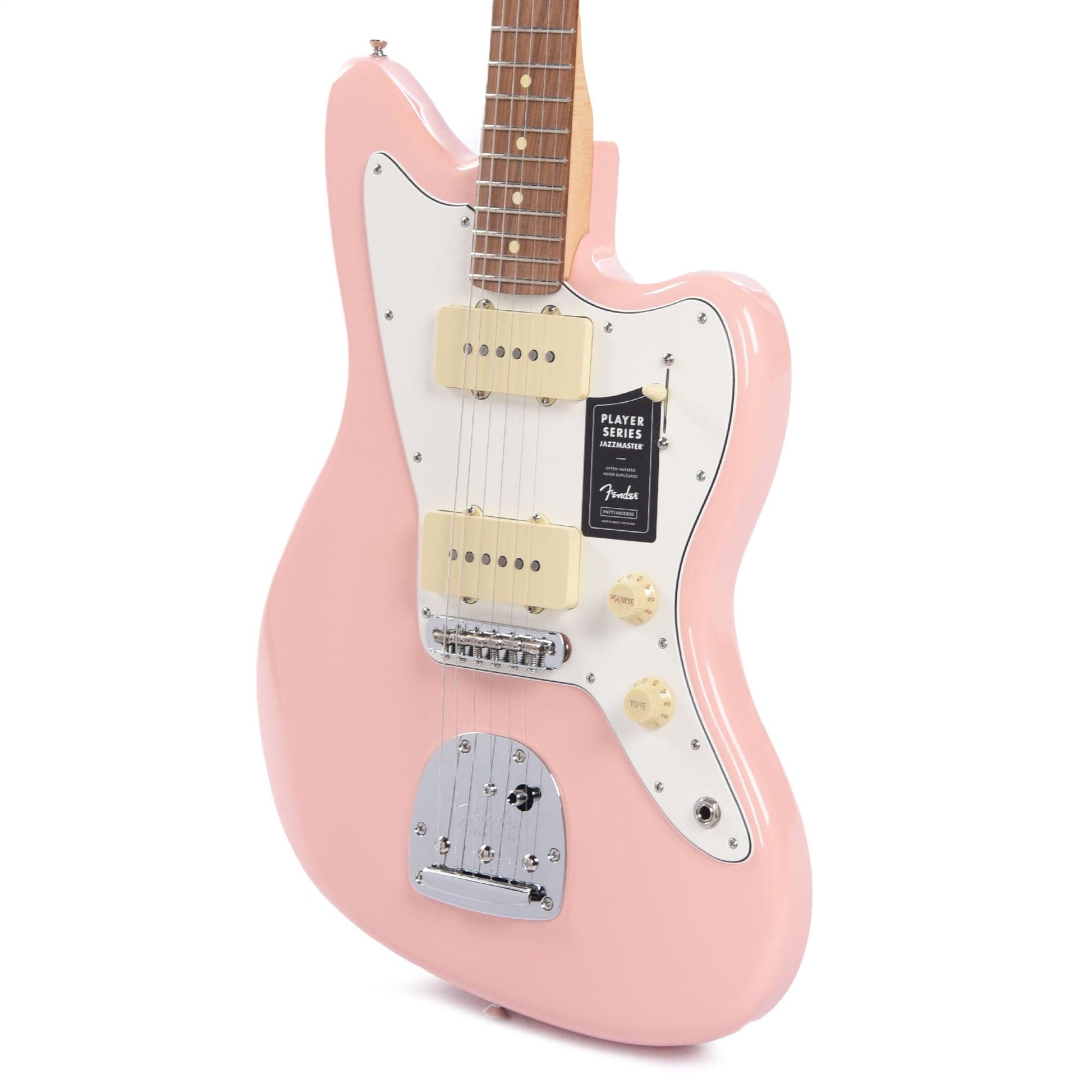 Fender Player Jazzmaster Shell Pink w/Olympic White Headcap, Pure Vintage '65 Pickups, & Series/Parallel 4-Way Electric Guitars / Solid Body