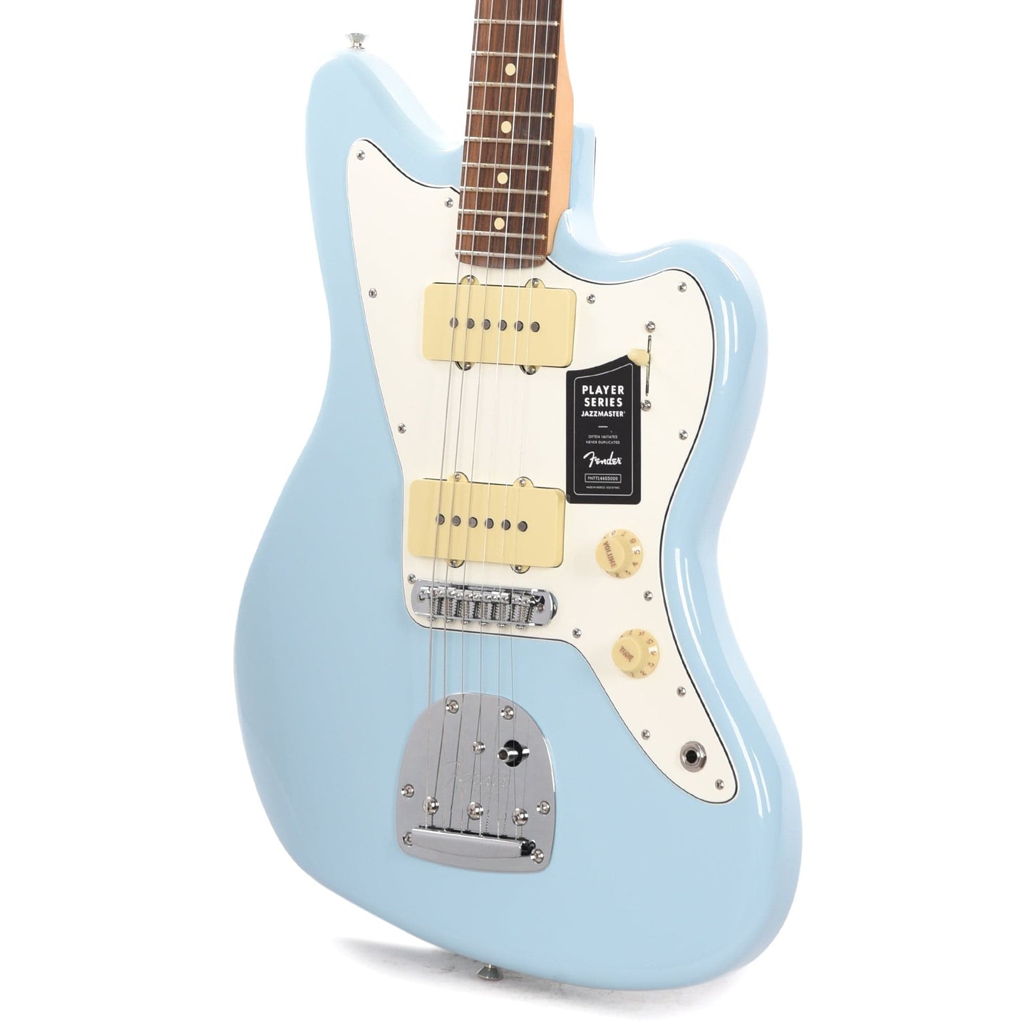 Fender Player Jazzmaster Sonic Blue w/Olympic White Headcap, Pure Vintage '65 Pickups, & Series/Parallel 4-Way Electric Guitars / Solid Body