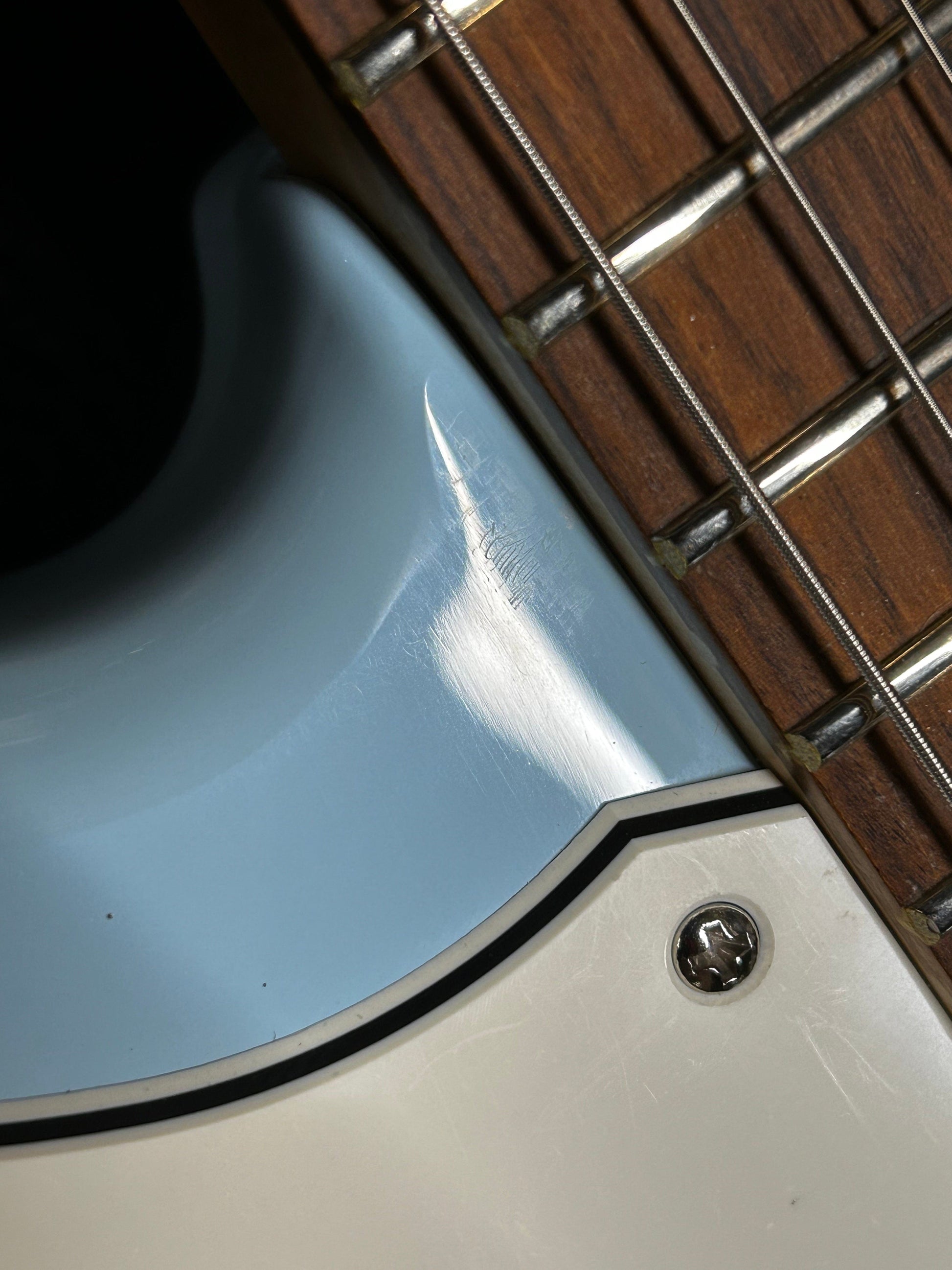 Fender Player Jazzmaster Sonic Blue w/Olympic White Headcap, Pure Vintage '65 Pickups, & Series/Parallel 4-Way Electric Guitars / Solid Body