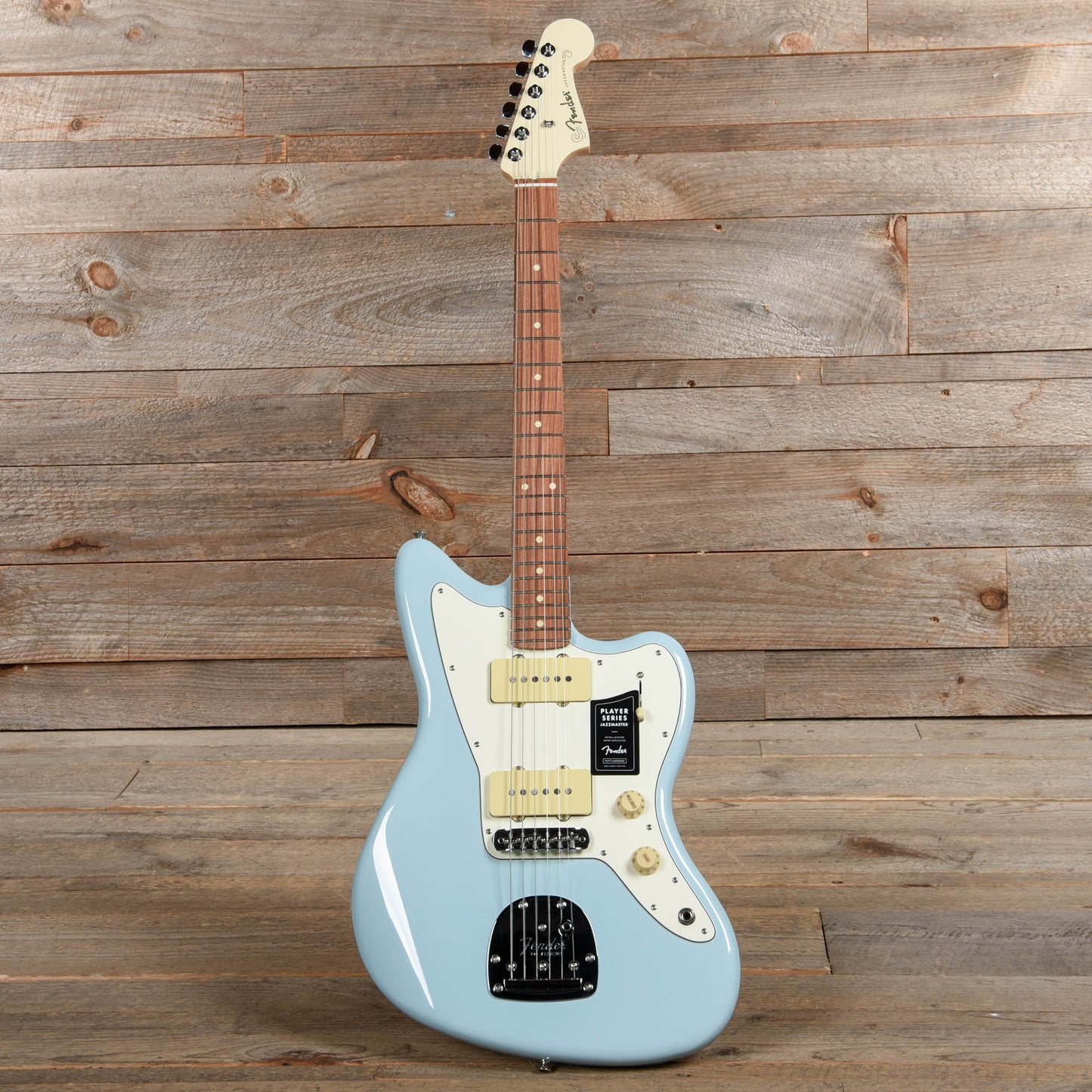 Fender Player Jazzmaster Sonic Blue w/Olympic White Headcap, Pure Vintage '65 Pickups, & Series/Parallel 4-Way Electric Guitars / Solid Body