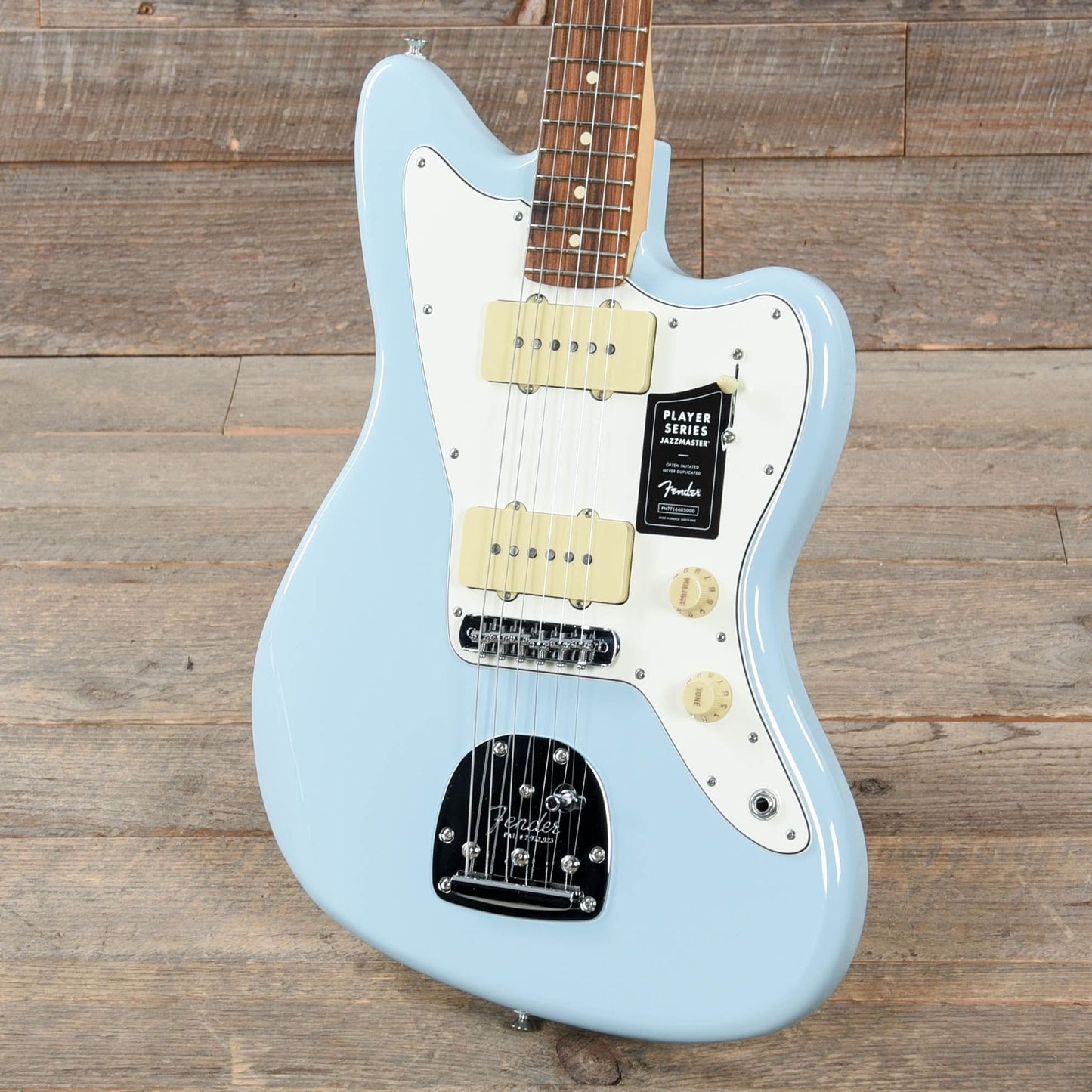 Fender Player Jazzmaster Sonic Blue w/Olympic White Headcap, Pure Vintage '65 Pickups, & Series/Parallel 4-Way Electric Guitars / Solid Body