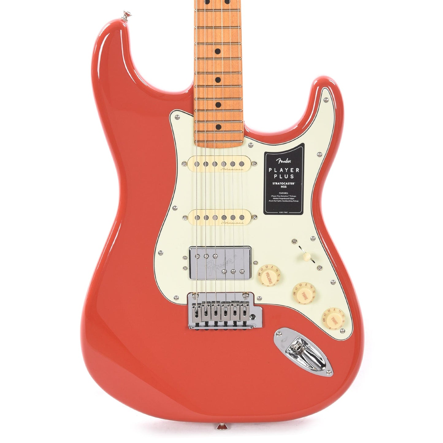 Fender Player Plus Stratocaster HSS Fiesta Red Electric Guitars / Solid Body