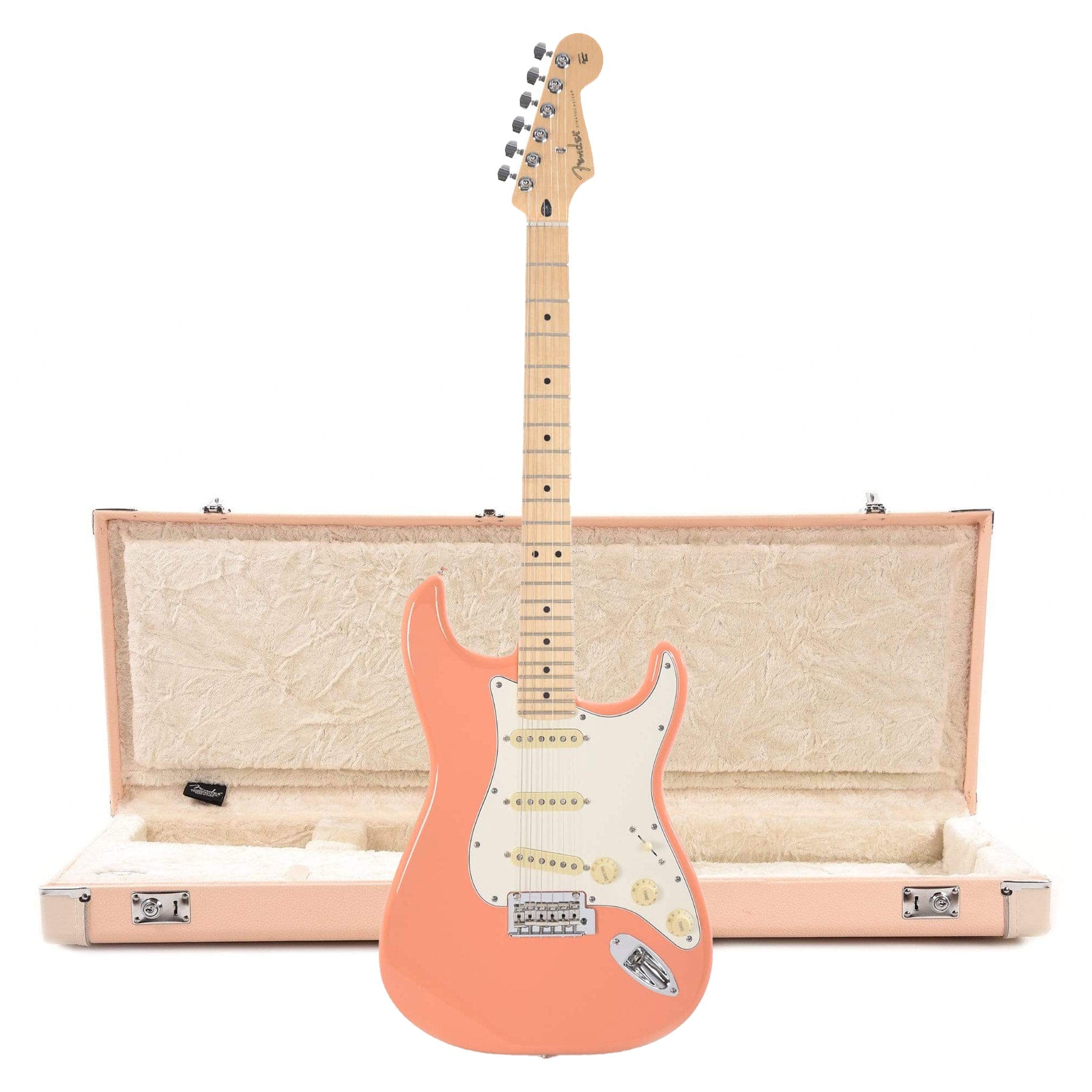 Pink deals player stratocaster