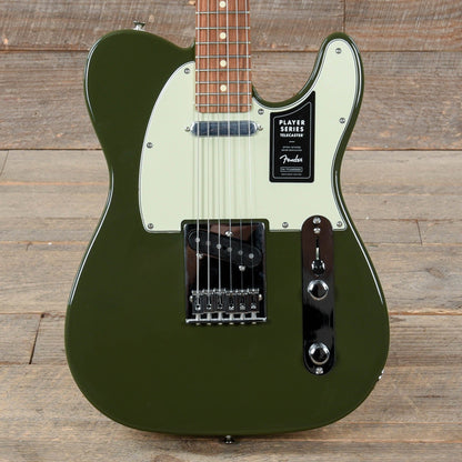 Fender Player Telecaster Olive w/3-Ply Mint Pickguard Electric Guitars / Solid Body