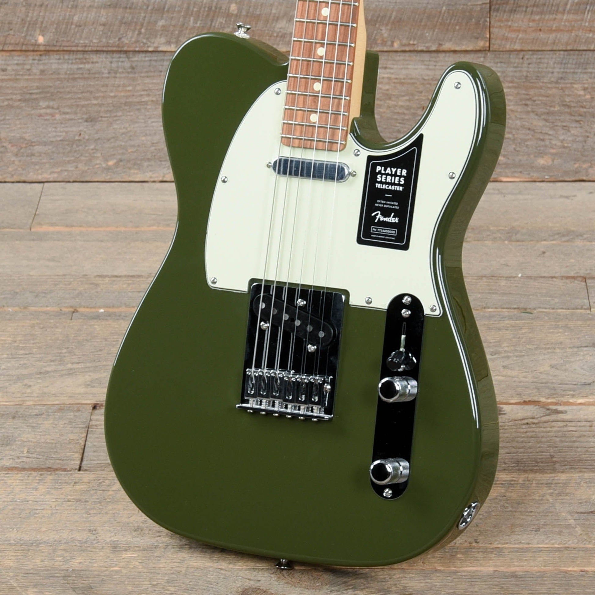 Fender Player Telecaster Olive w/3-Ply Mint Pickguard Electric Guitars / Solid Body