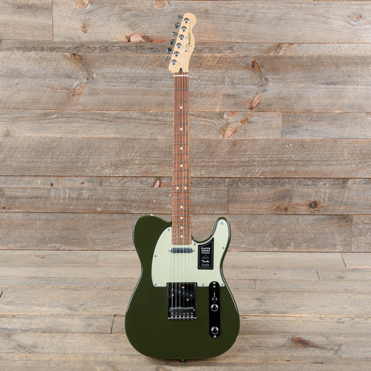 Fender Player Telecaster Olive w/3-Ply Mint Pickguard Electric Guitars / Solid Body