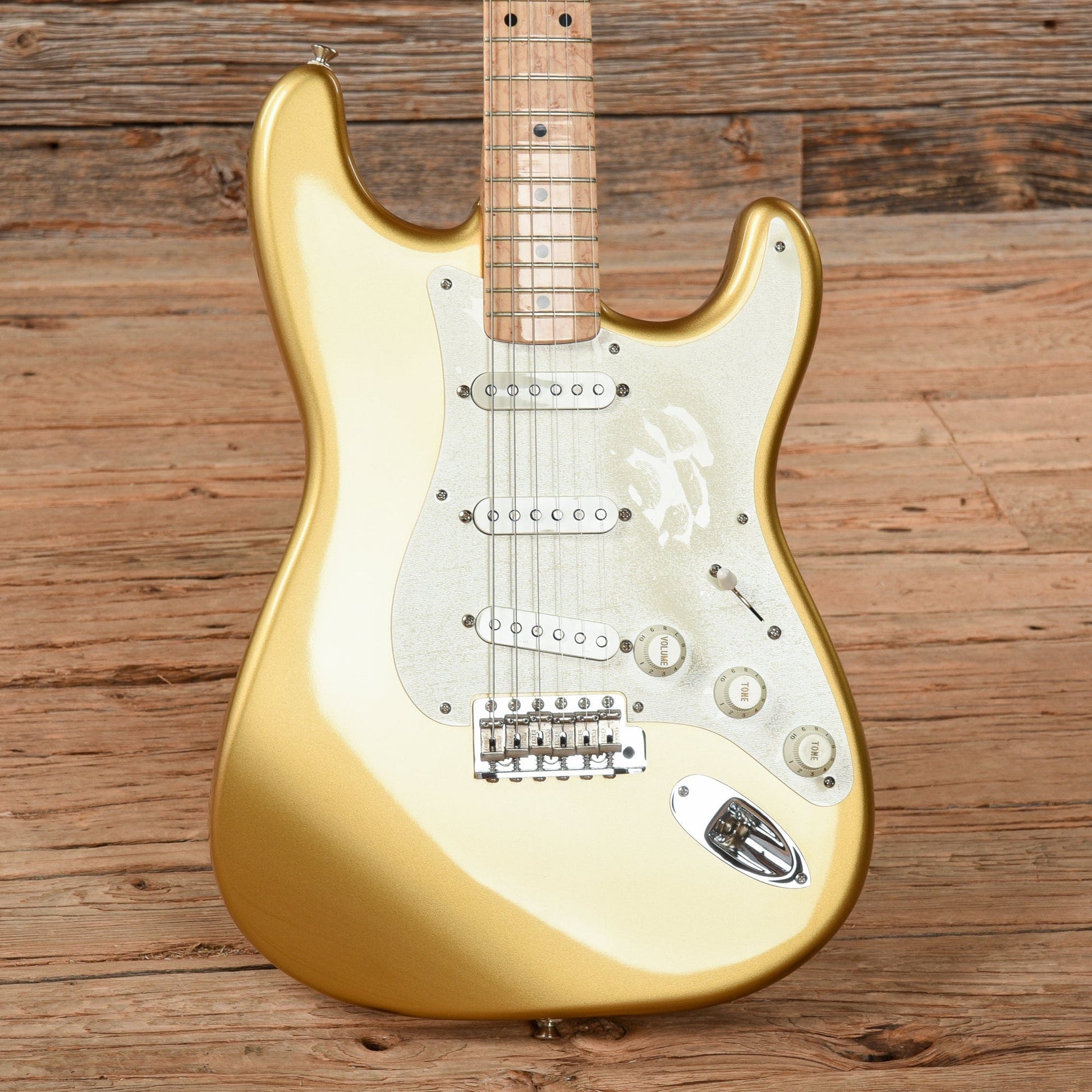 Fender Stratocaster Custom Shop USA Gold Sparkle 1997 Electric Guitars / Solid Body