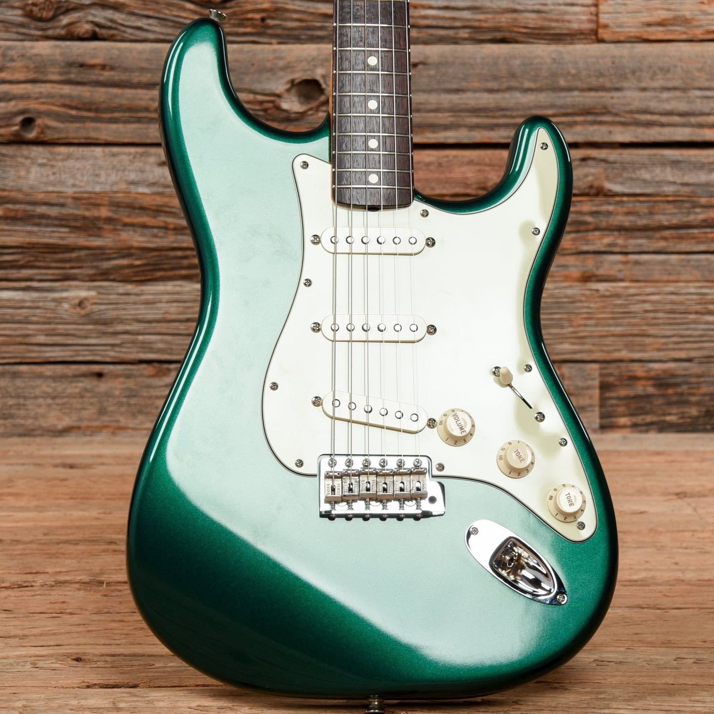 Fender Stratocaster Green 1999 Electric Guitars / Solid Body