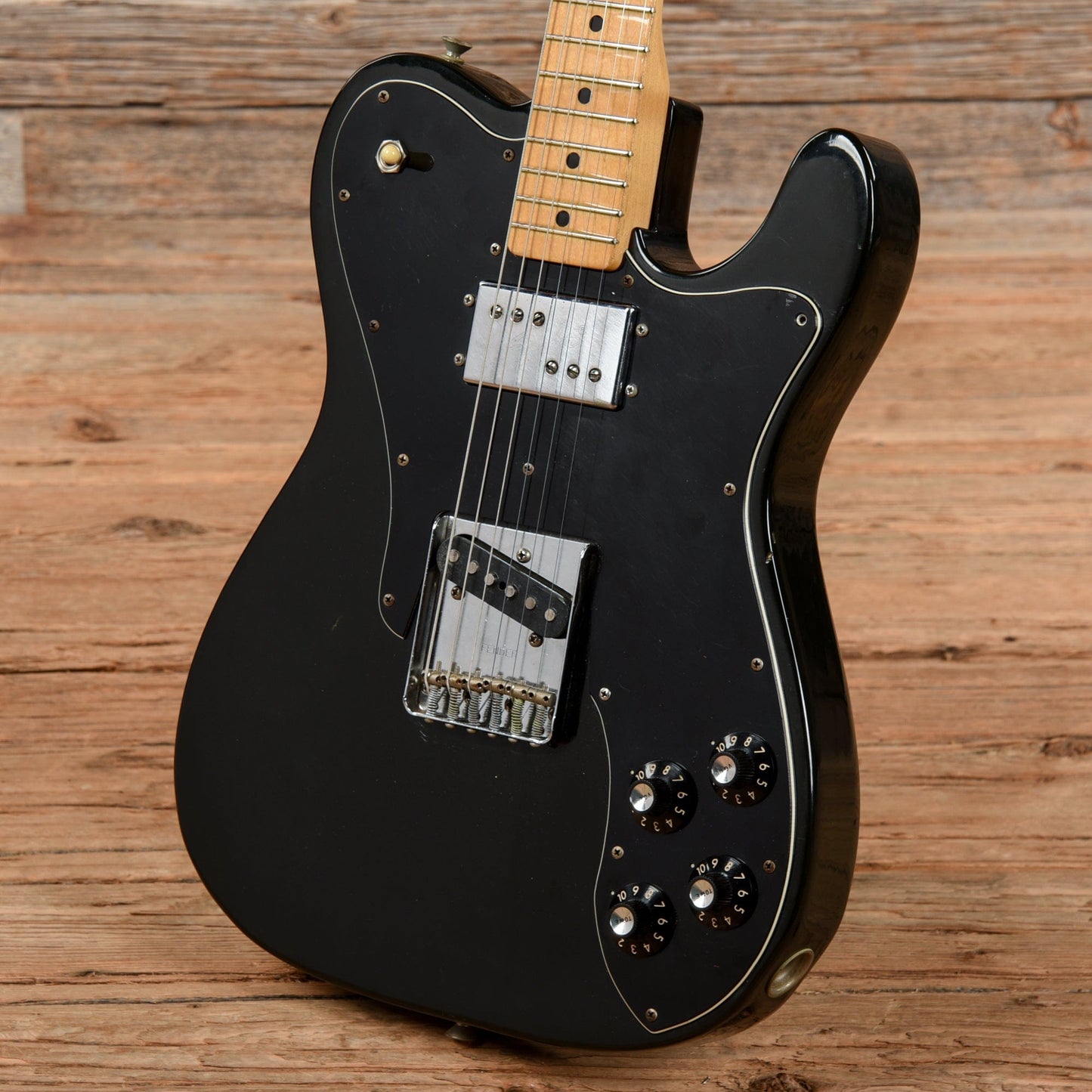 Fender Telecaster Black 1977 Electric Guitars / Solid Body