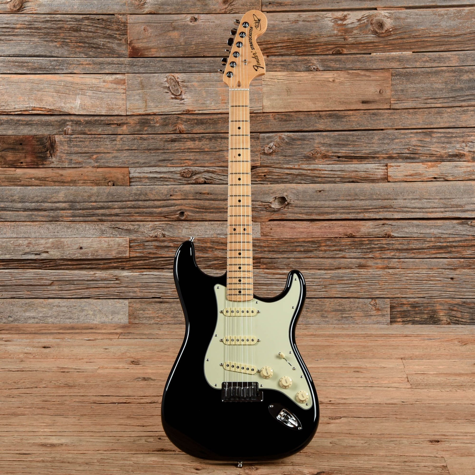 Fender The Edge Artist Series Signature Stratocaster Black 2015 Electric Guitars / Solid Body