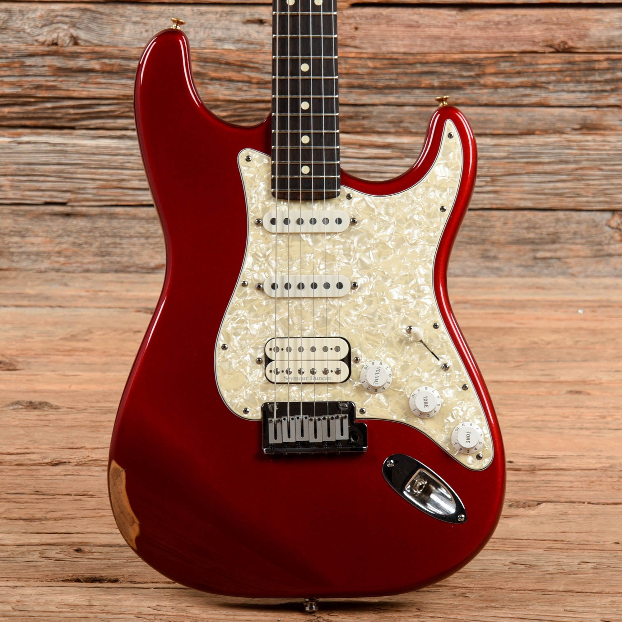 Fender US Lone Star Stratocaster HSS Candy Apple Red 1997 