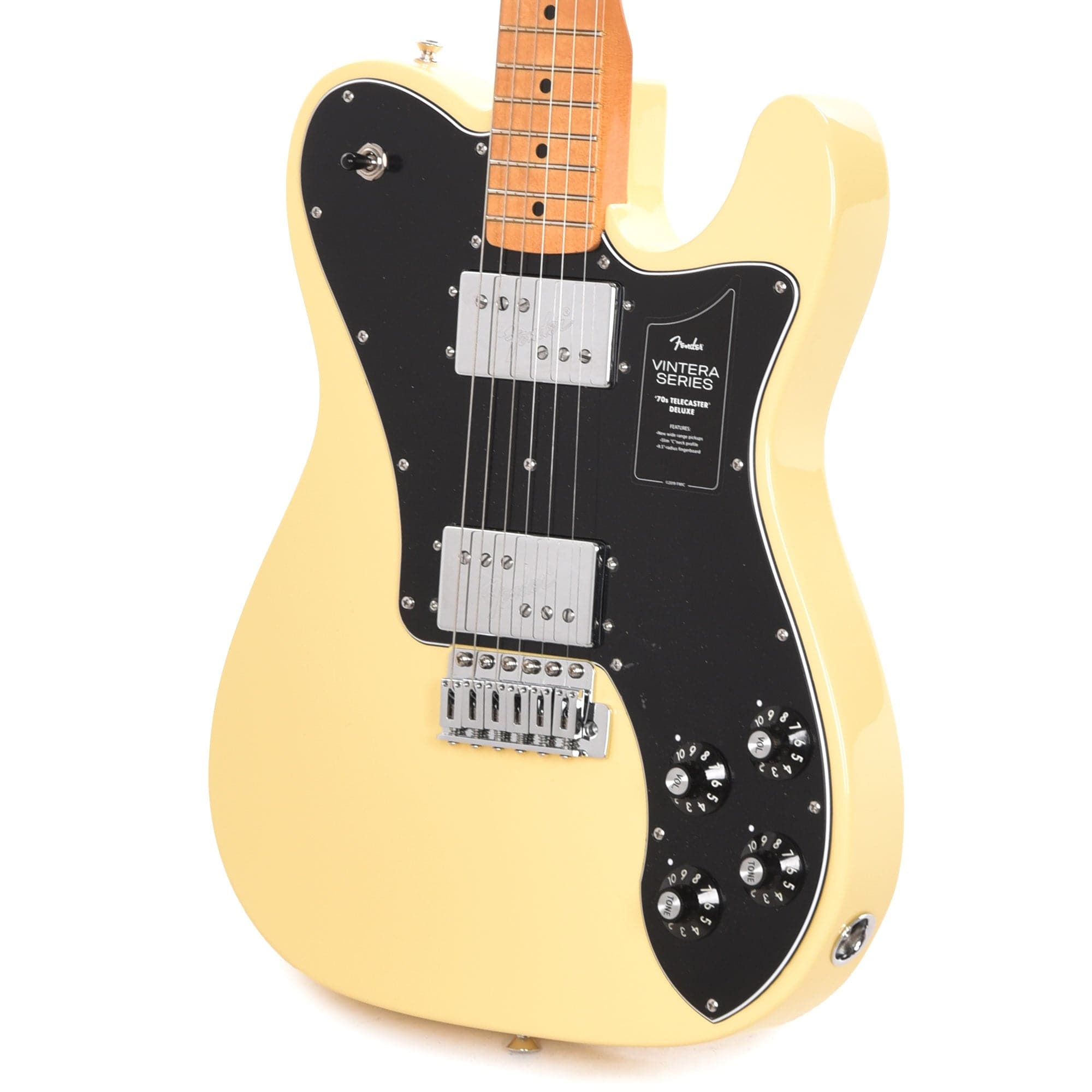 Fender Vintera II 70s Telecaster Deluxe with Tremolo Vintage White Electric Guitars / Solid Body