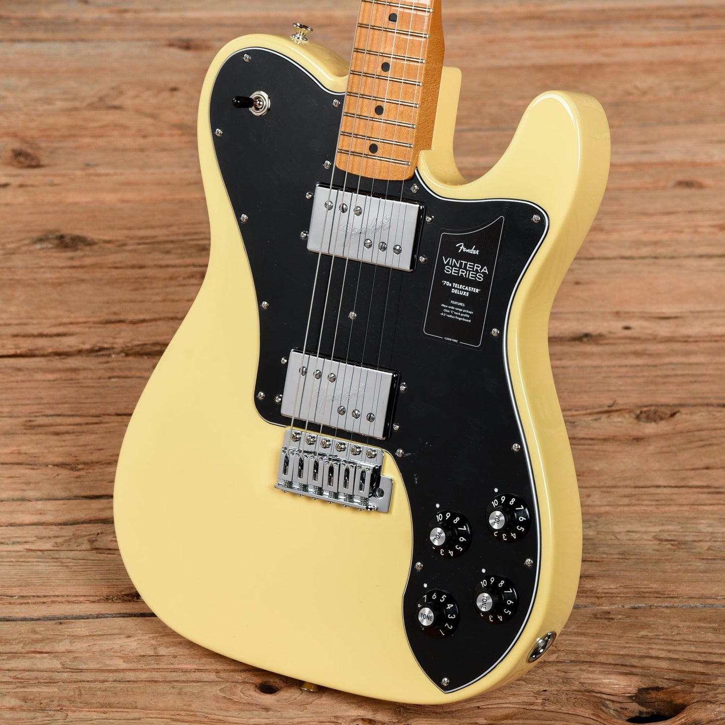 Fender Vintera II 70s Telecaster Deluxe with Tremolo Vintage White Electric Guitars / Solid Body