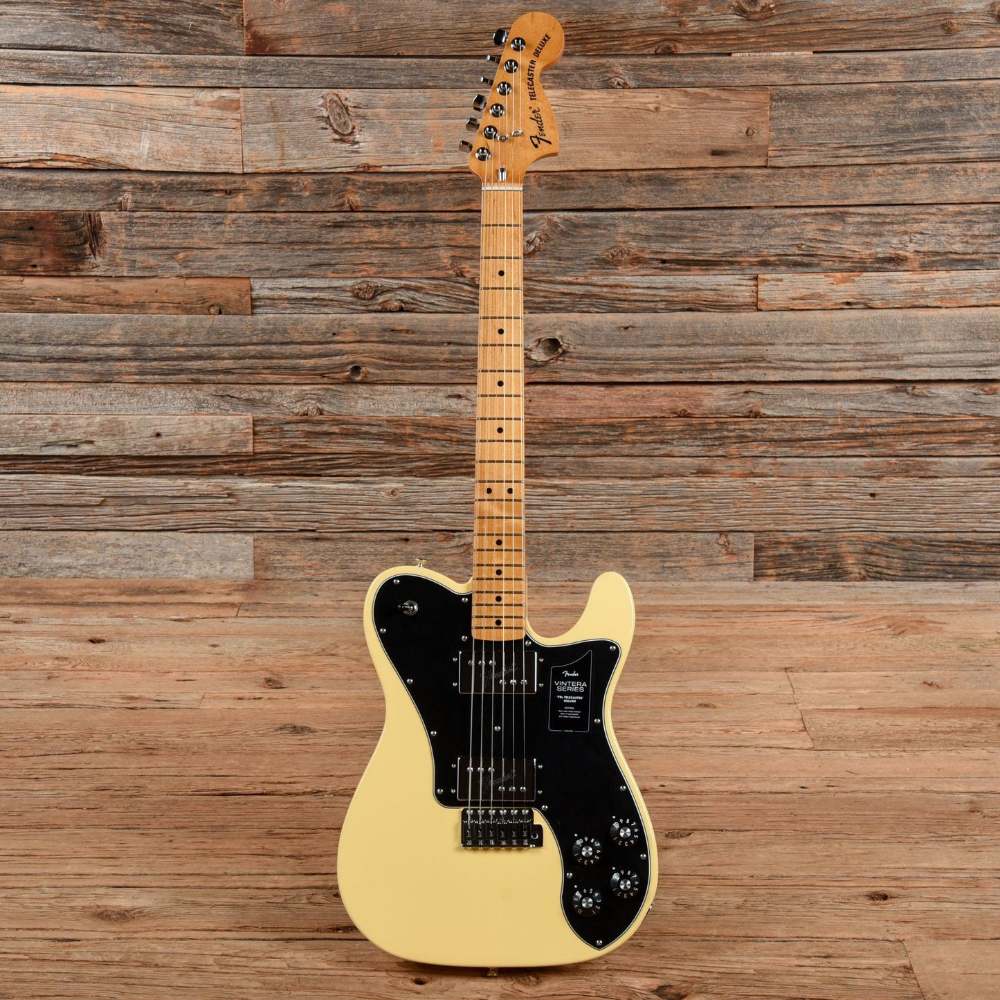 Fender Vintera II 70s Telecaster Deluxe with Tremolo Vintage White Electric Guitars / Solid Body