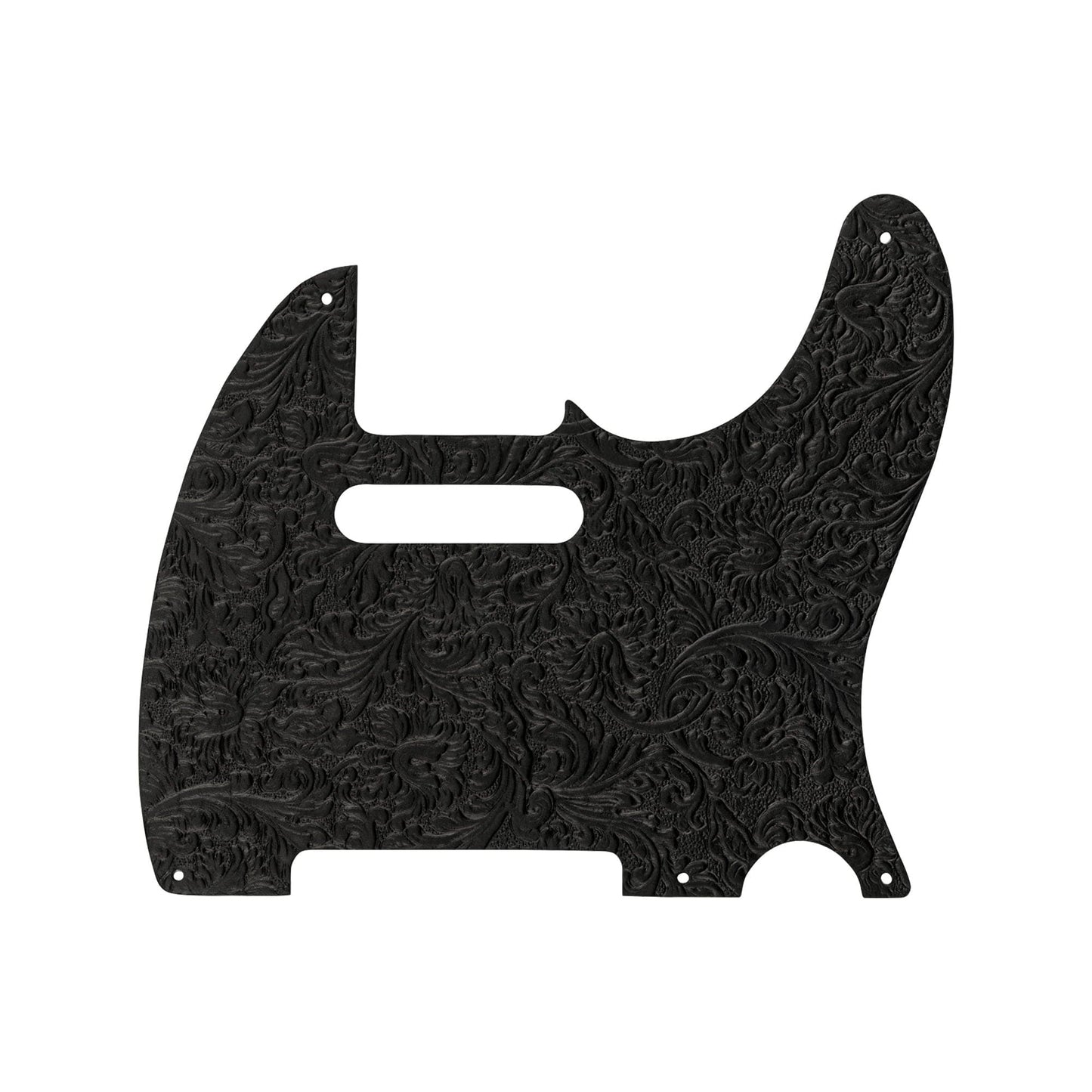 Fender Waylon Jennings Leather Pickguard Black Parts / Amp Parts