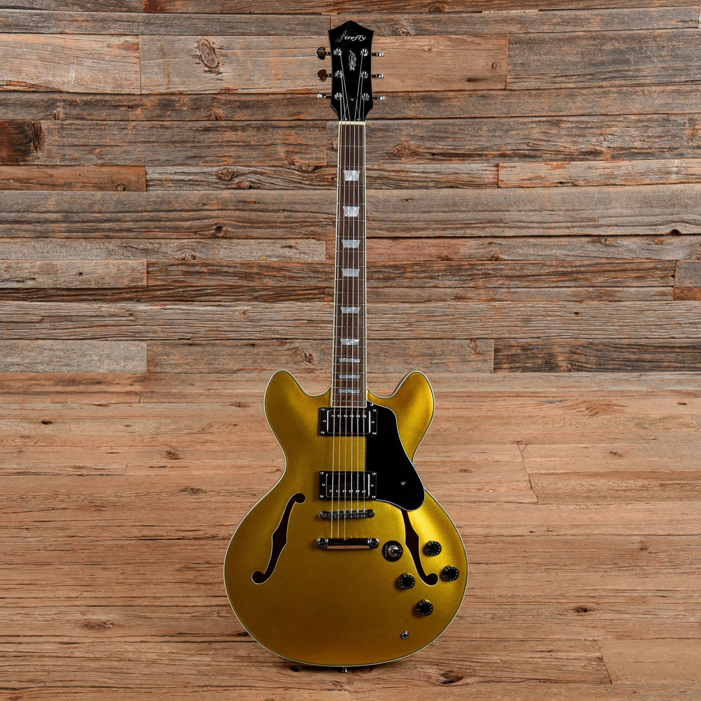 Firefly JSN Gold Electric Guitars / Semi-Hollow