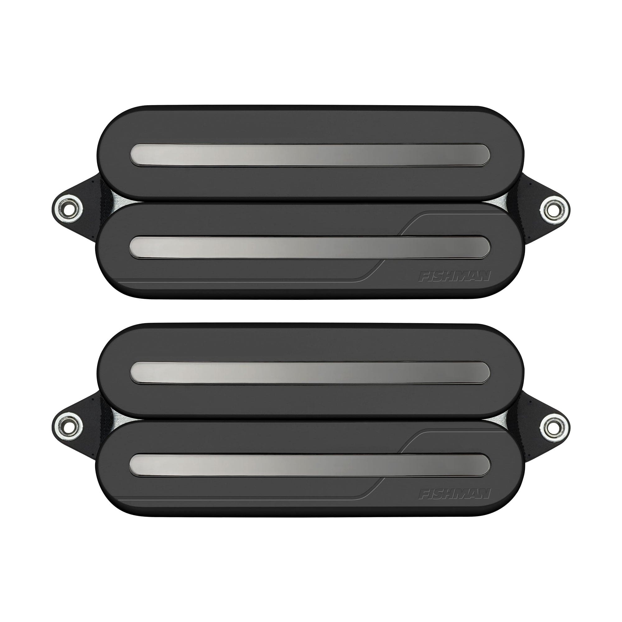 Fishman Fluence Open Core Modern Humbucker 6-String Set Black Nickel Blades Black Parts / Guitar Pickups