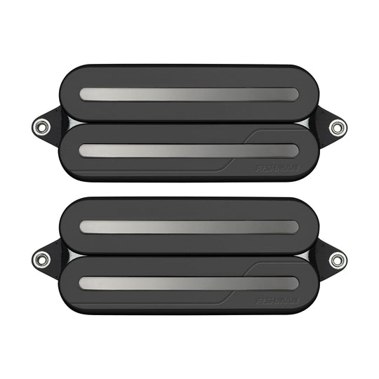 Fishman Fluence Open Core Modern Humbucker 6-String Set Black Nickel Blades Black Parts / Guitar Pickups