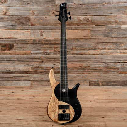 Fodera Yin Yang Standard Spalted Maple Natural 2018 Bass Guitars / 5-String or More