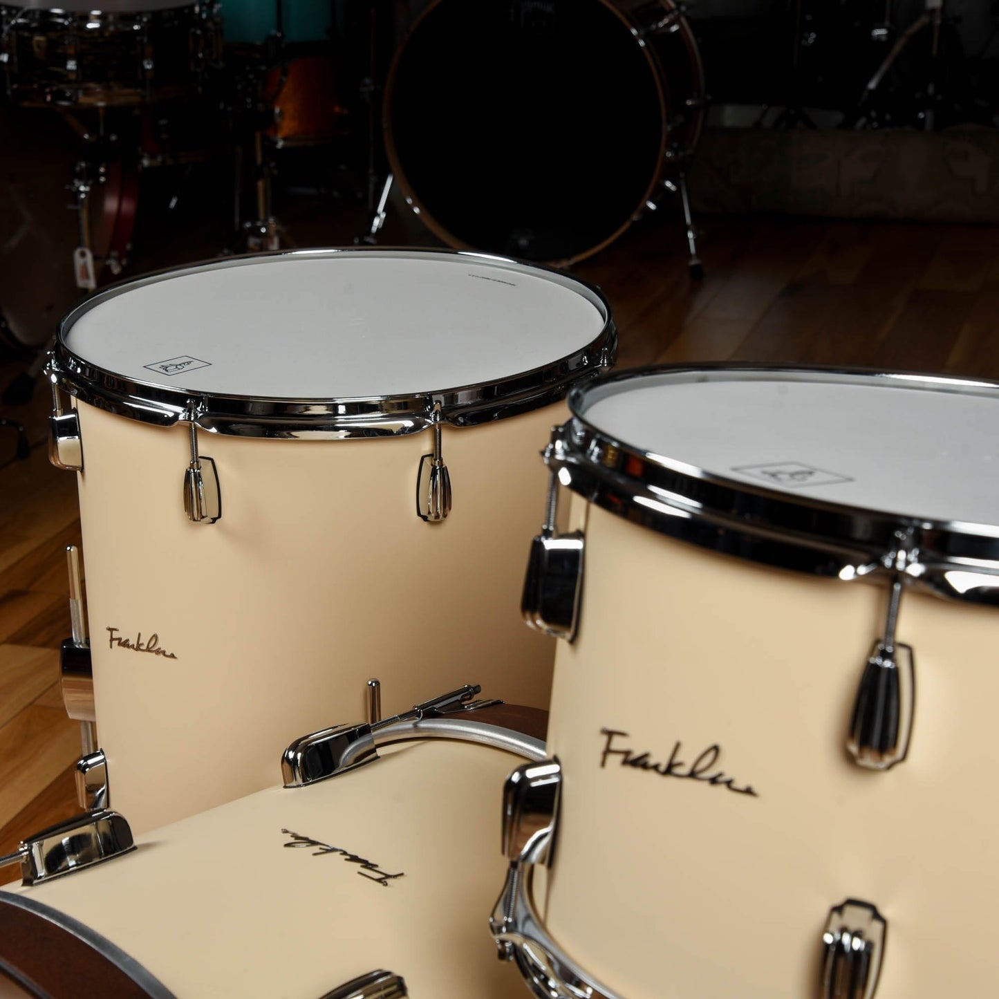 Franklin Drum Co. 13/16/22 3pc. Maple Drum Kit Krispy Kreme Drums and Percussion / Acoustic Drums / Full Acoustic Kits