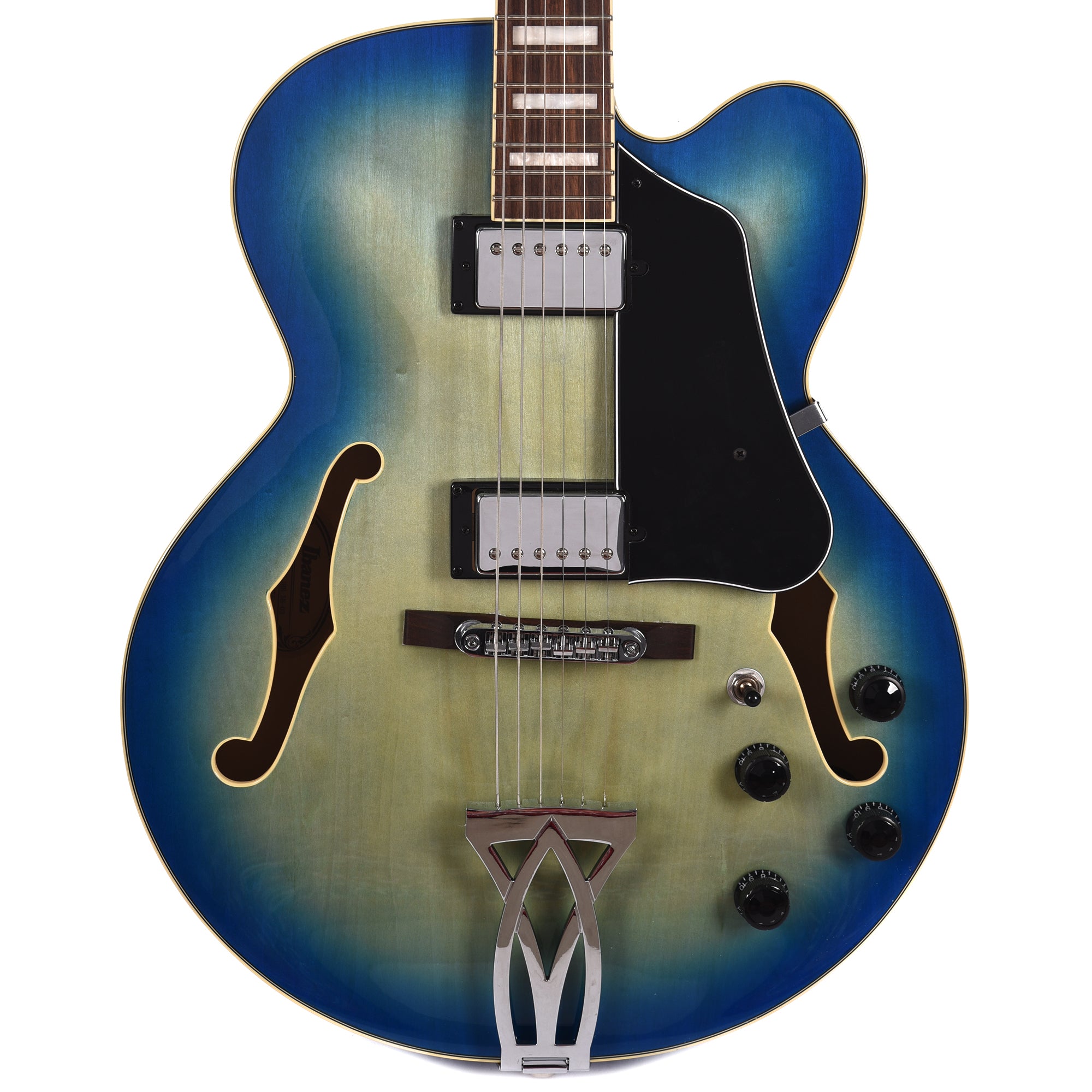 Ibanez AF75 Artcore Hollow Body Electric Jet Blue Burst