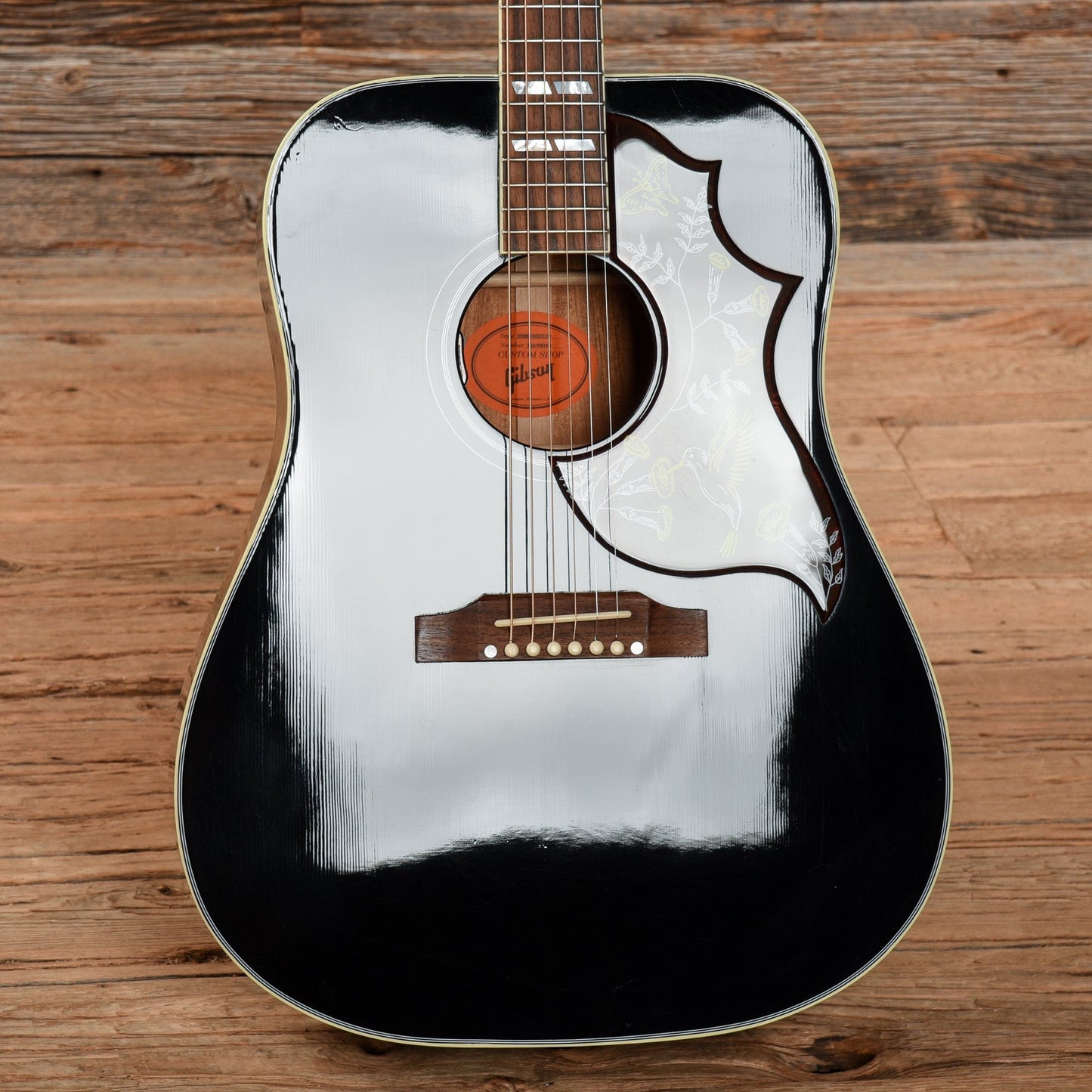 Gibson Custom Hummingbird Ebony 2019 Acoustic Guitars / Dreadnought